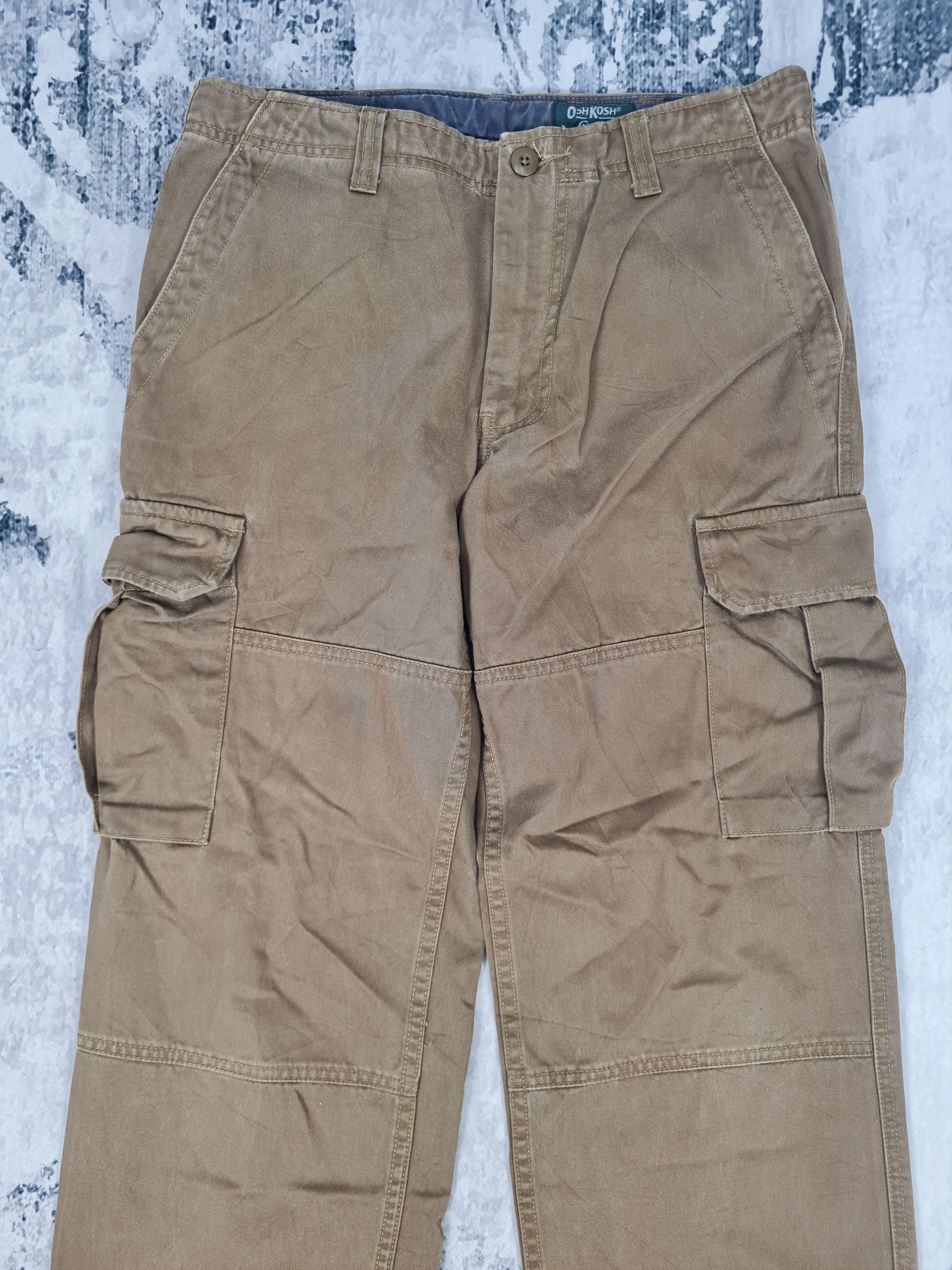 Oshkosh Vtg OSH KOSH Classic Cargo Tactical 33x31 Pants JB0072 Size US 33 - 3 Thumbnail