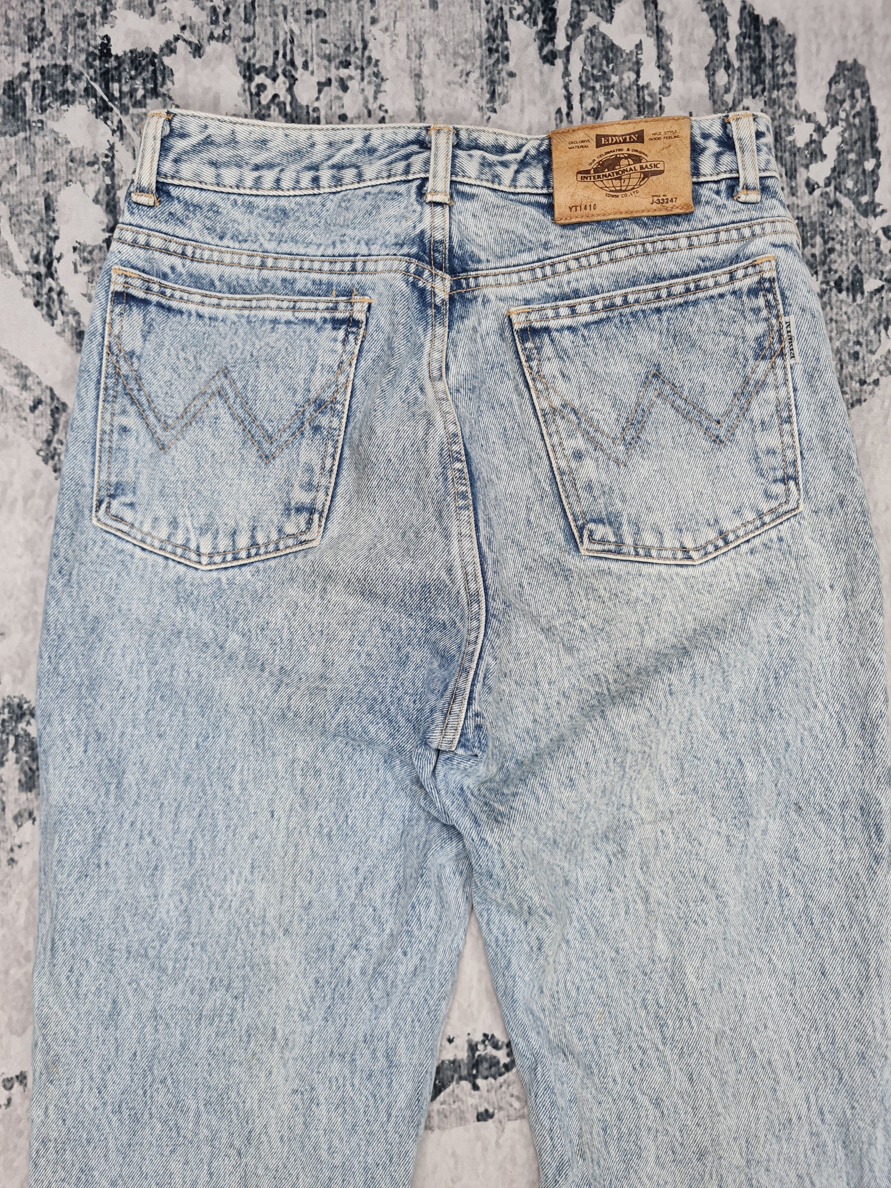 Edwin Vintage EDWIN Light Wash Stone Wash Jeans 29x30 JB0004 Size US 29 - 5 Thumbnail