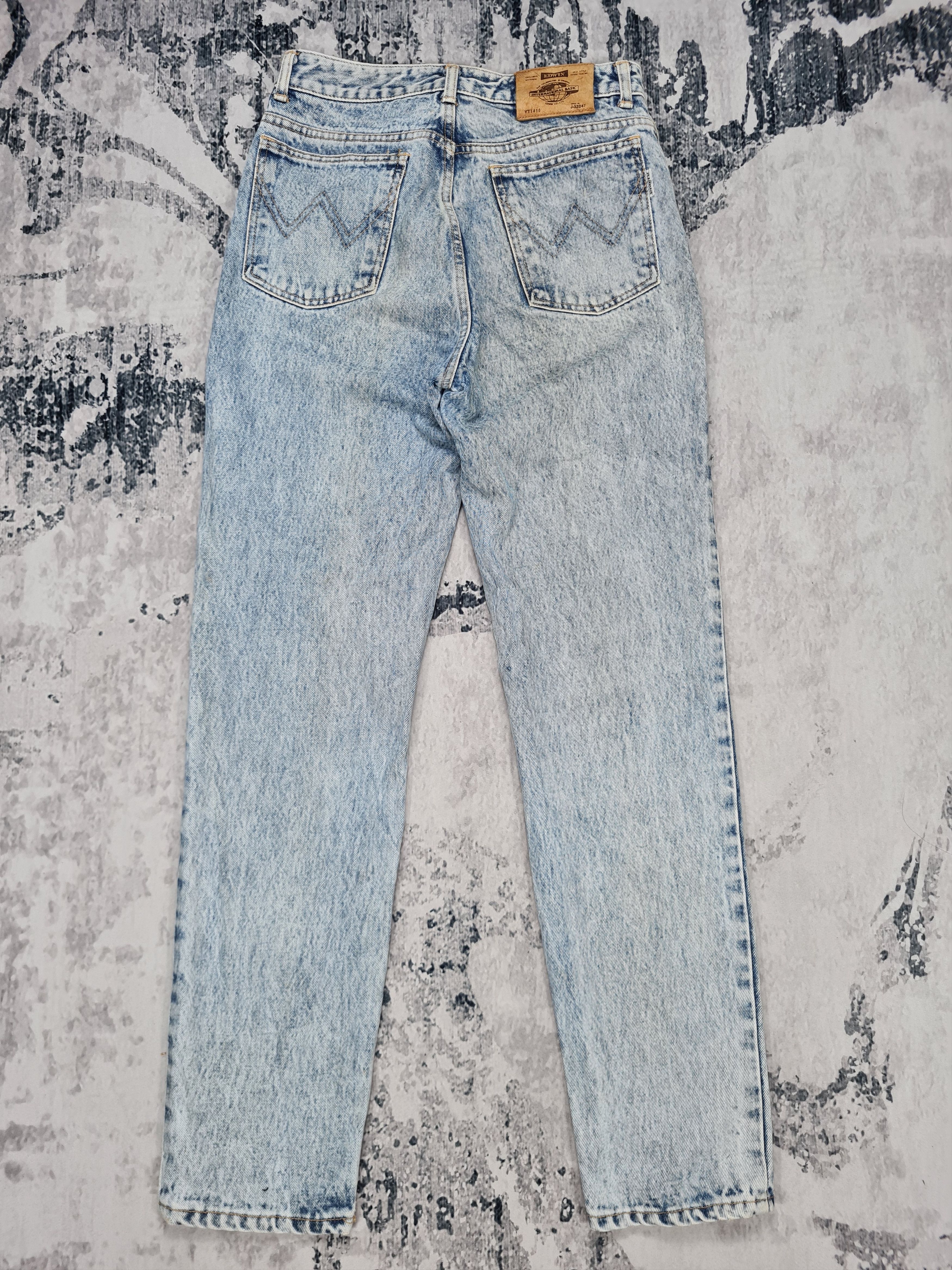 Edwin Vintage EDWIN Light Wash Stone Wash Jeans 29x30 JB0004 Size US 29 - 1 Thumbnail