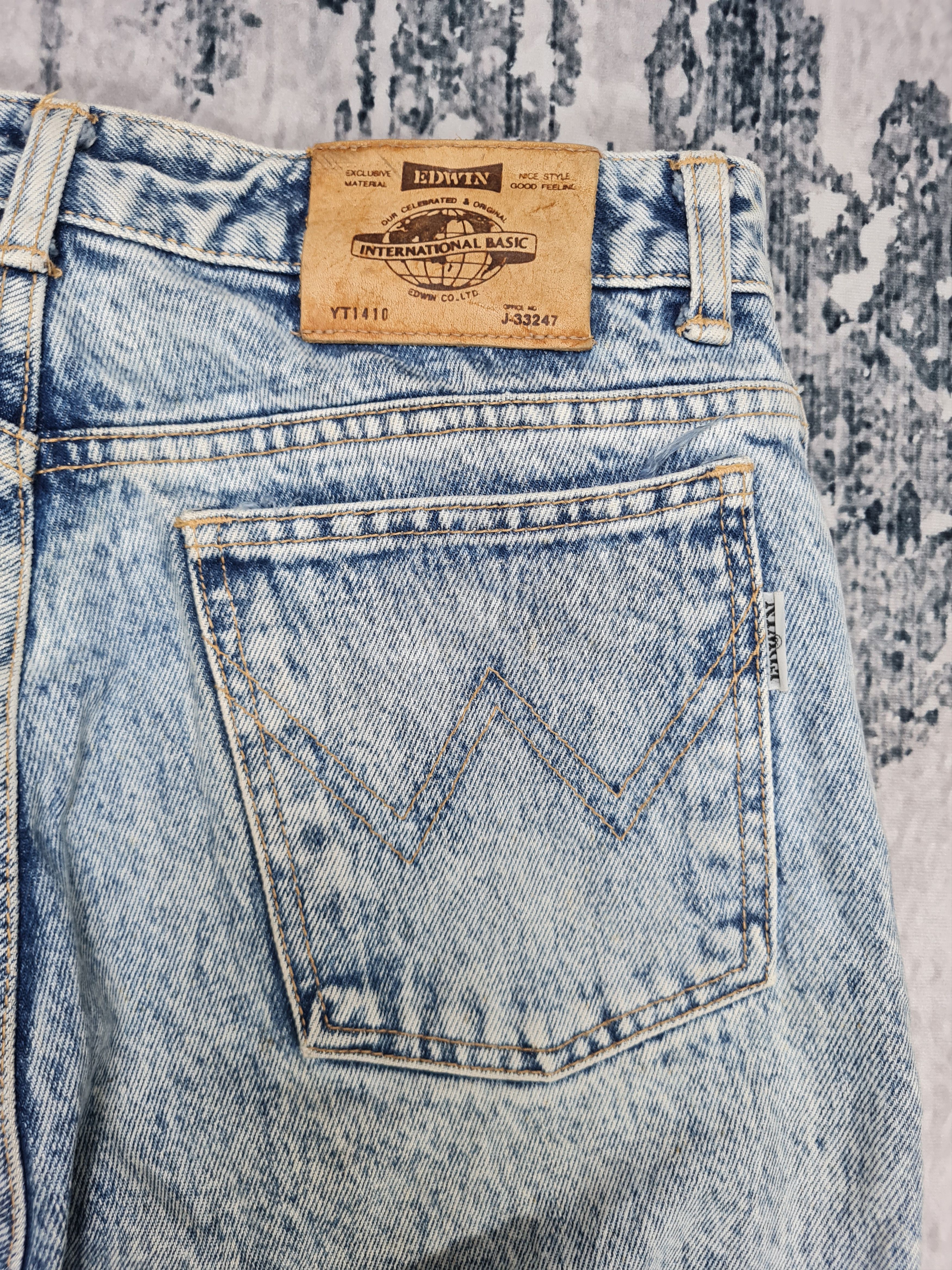 Edwin Vintage EDWIN Light Wash Stone Wash Jeans 29x30 JB0004 Size US 29 - 6 Thumbnail