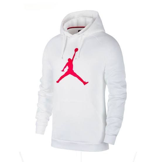 Jordan Jumpman Logo - Men's Fleece Pullover Hoodie
