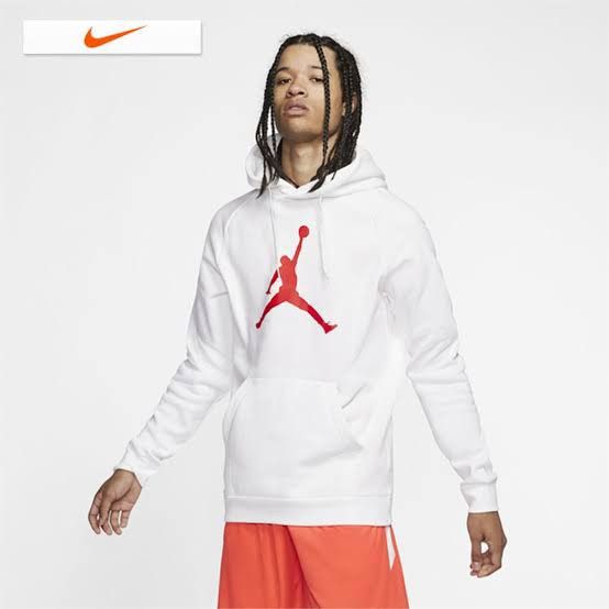 Jordan Jumpman Logo - Men's Fleece Pullover Hoodie