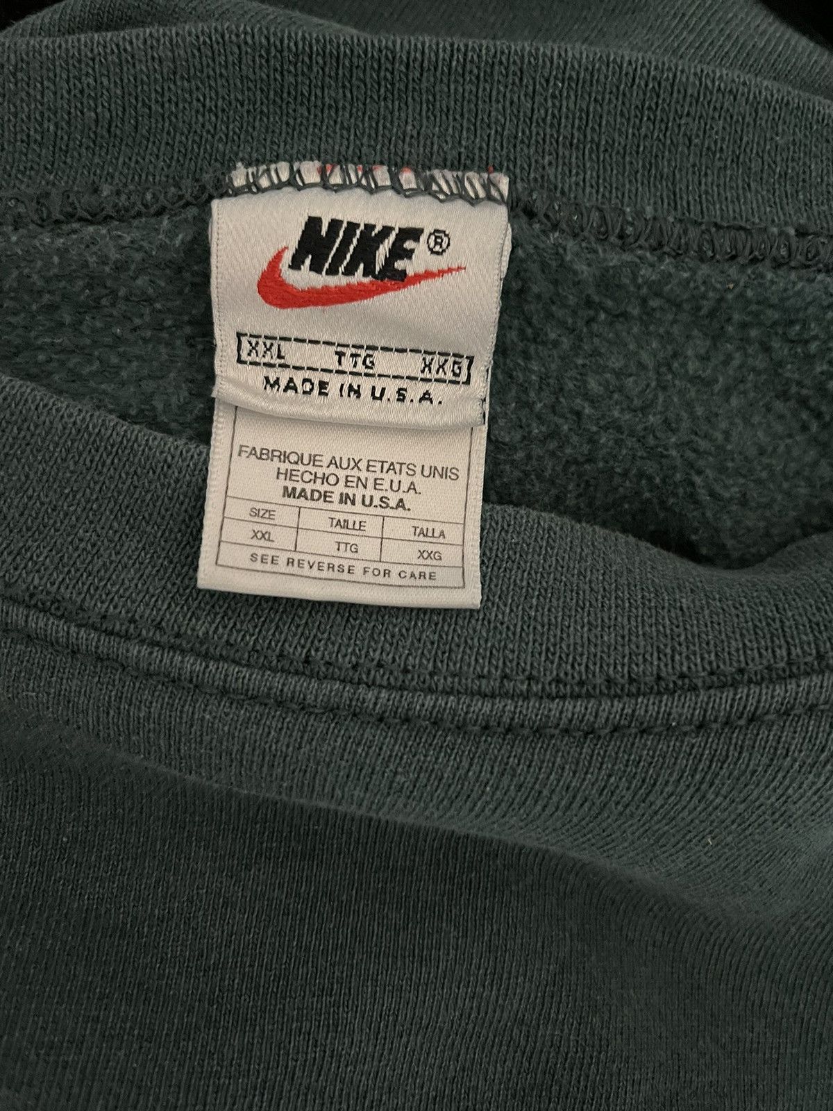 Nike × Vintage Vintage Nike Crew neck Size US XL / EU 56 / 4 - 4 Thumbnail