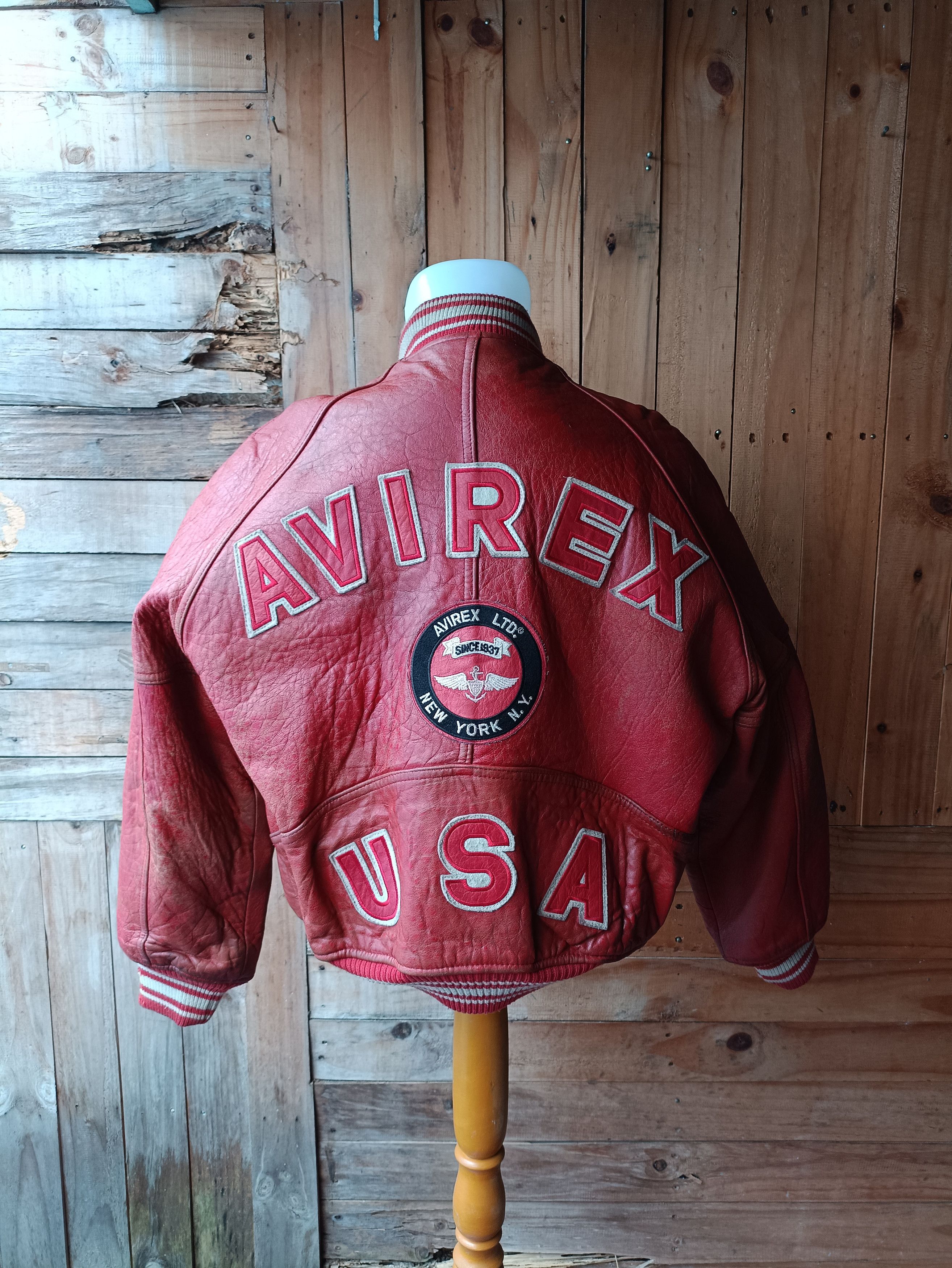 Avirex × Avirex Varsity Jacket × Leather Jacket AVIREX LTD 