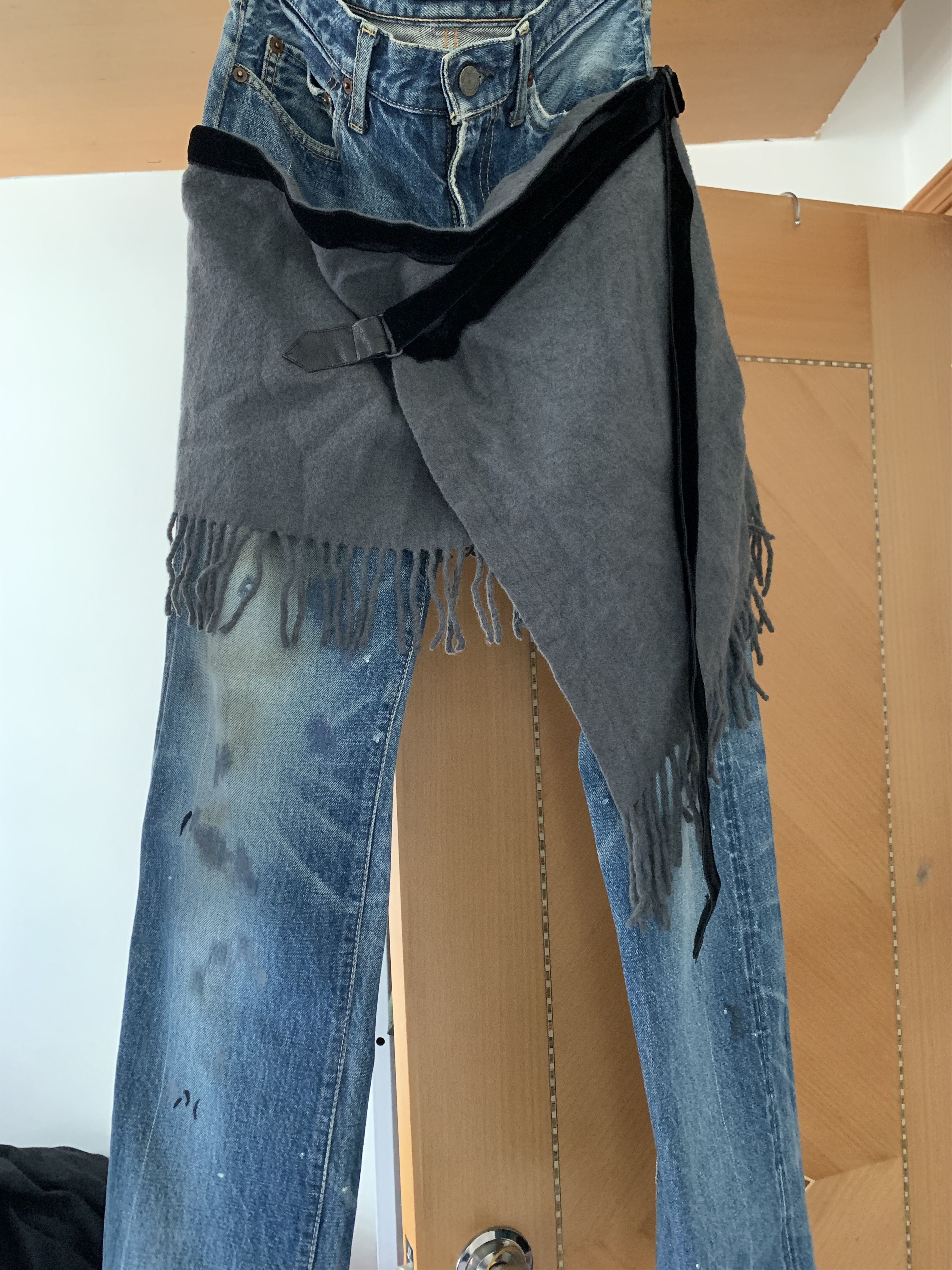 Number (N)ine × Takahiromiyashita The Soloist. 05aw Takuya Kimura Jin Akanishi Japan Rock Punk Skirt Wrap Size US 31 - 3 Thumbnail