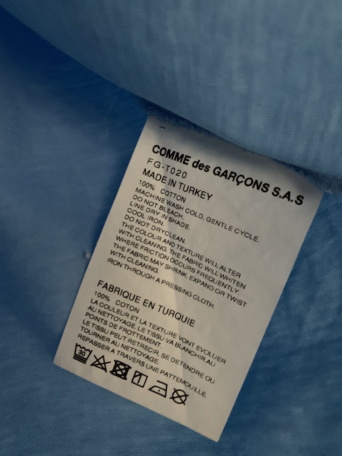 Comme des Garcons SHIRT Logo t-shirt Size US XL / EU 56 / 4 - 4 Thumbnail