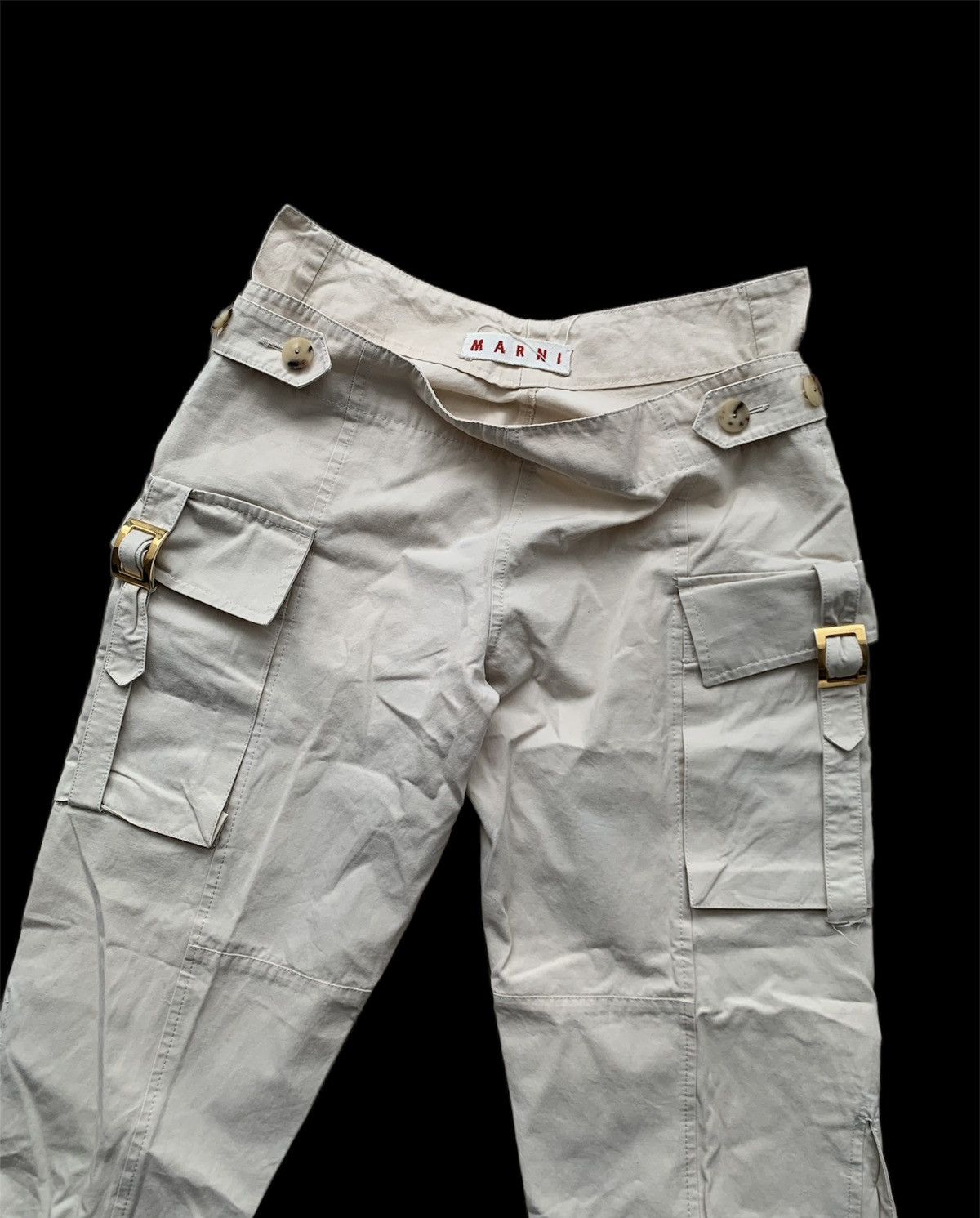 Marni Marni Woman Cargo Pants Trousers capri Size 28" / US 6 / IT 42 - 6 Thumbnail