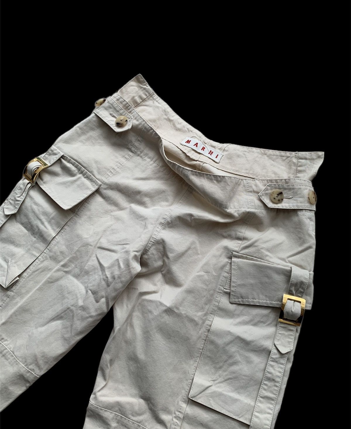 Marni Marni Woman Cargo Pants Trousers capri Size 28" / US 6 / IT 42 - 5 Thumbnail
