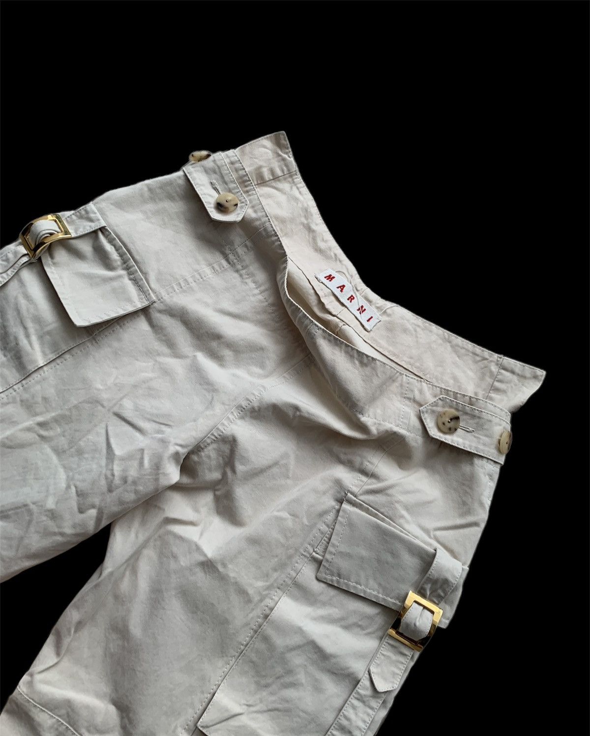 Marni Marni Woman Cargo Pants Trousers capri Size 28" / US 6 / IT 42 - 3 Thumbnail