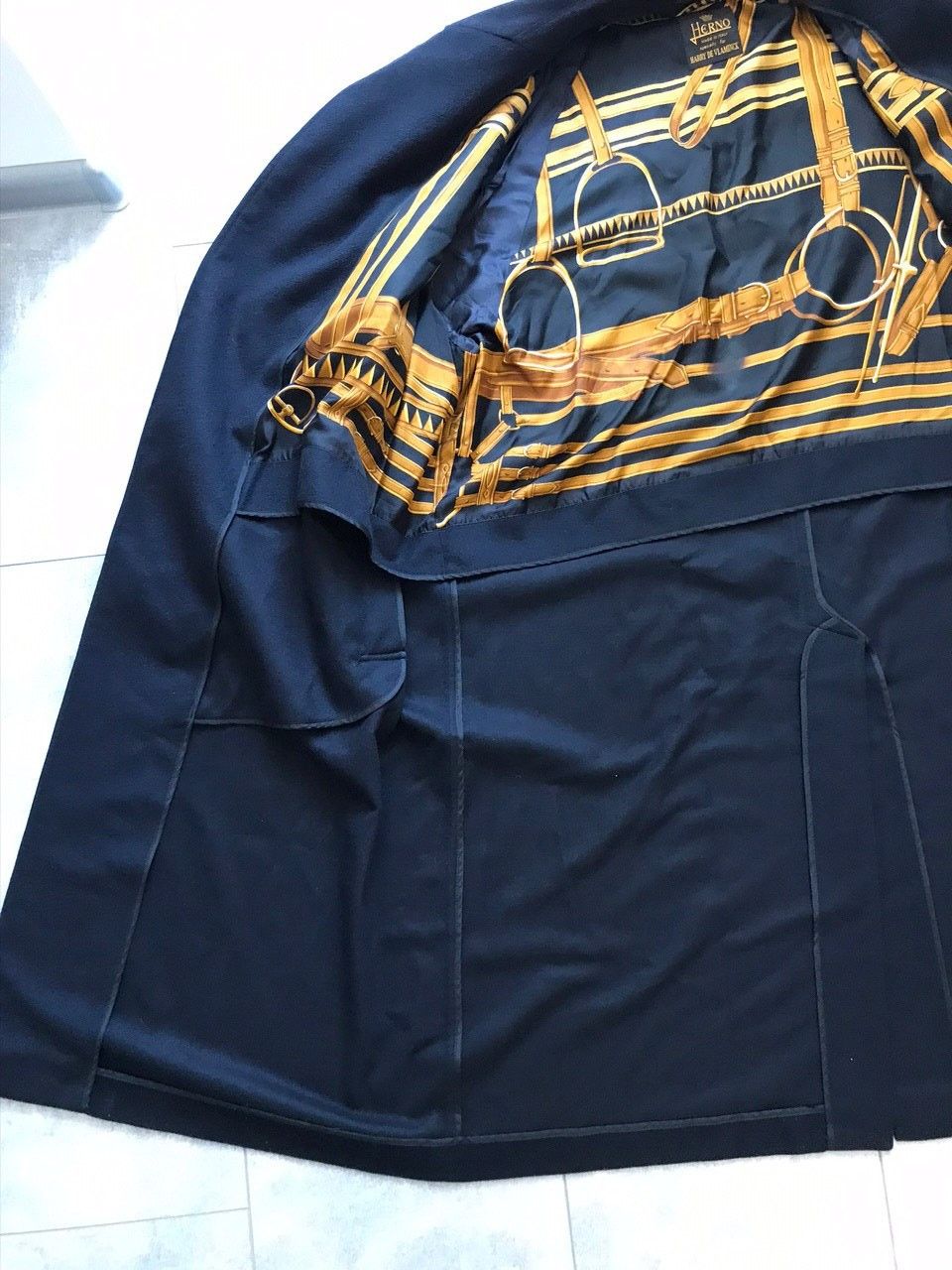 Herno Herno luxury Cashmere and silk black over coat made in Italy Size US XL / EU 56 / 4 - 6 Thumbnail