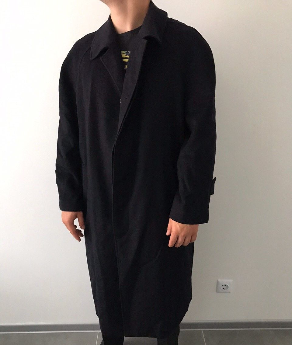 Herno Herno luxury Cashmere and silk black over coat made in Italy Size US XL / EU 56 / 4 - 1 Thumbnail