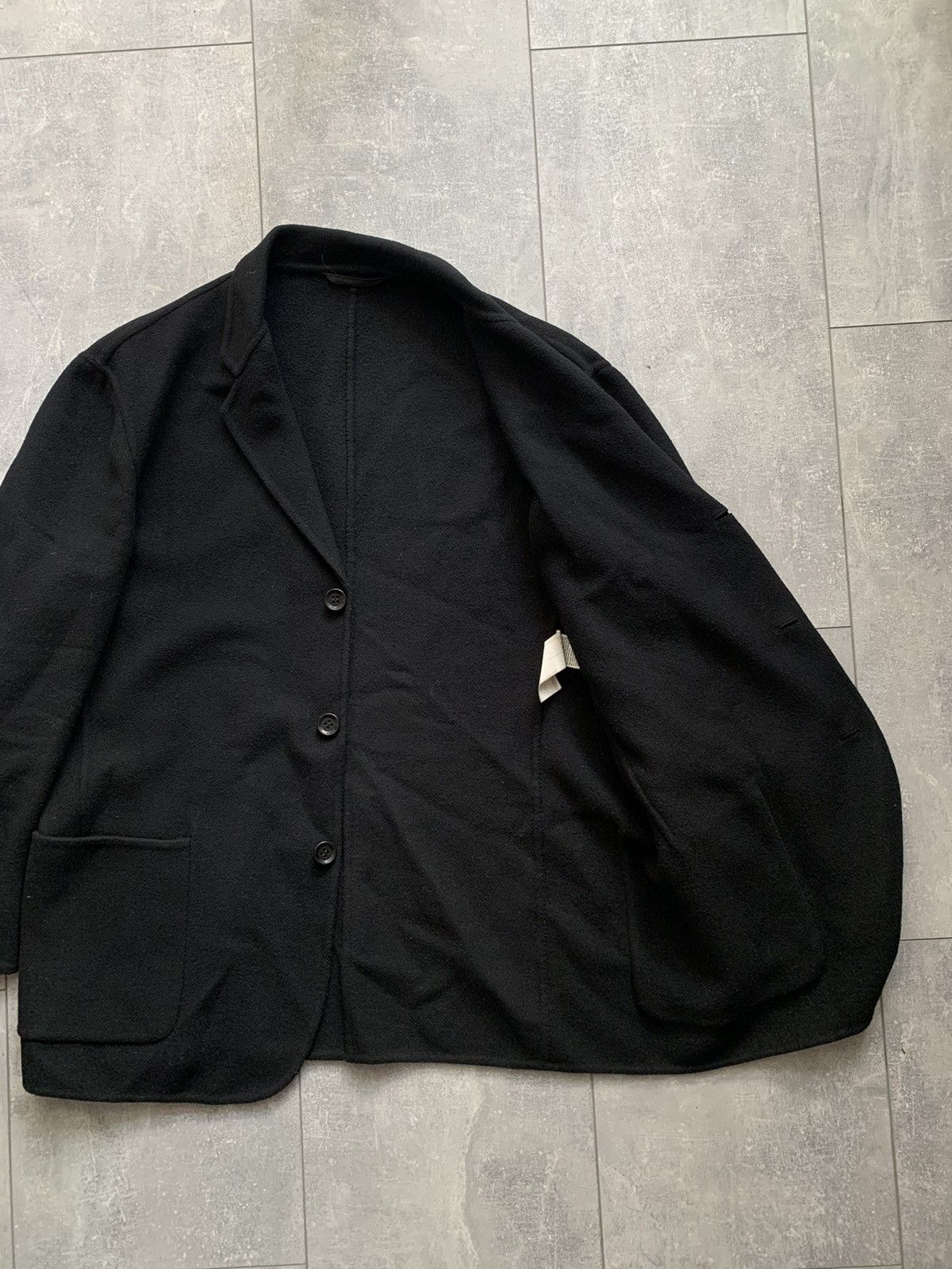 Armani Armani collezioni wool coat blazer 44R black Size 54R - 6 Thumbnail