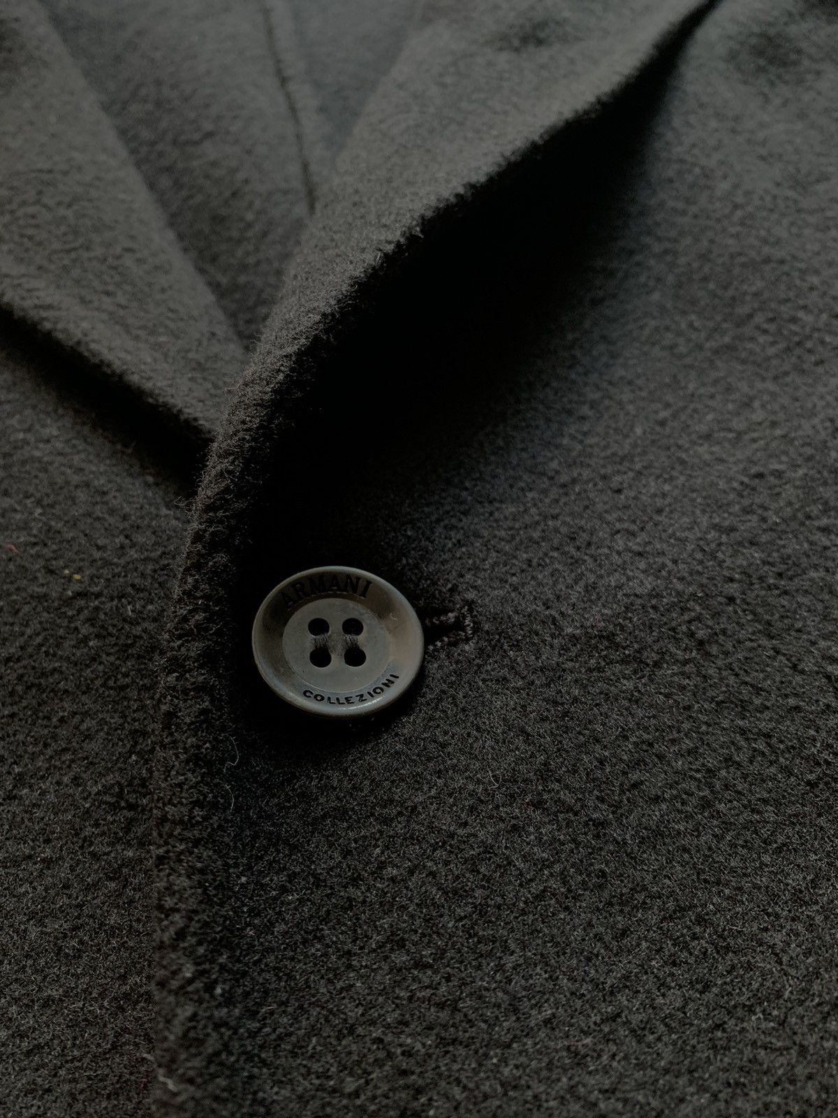 Armani Armani collezioni wool coat blazer 44R black Size 54R - 5 Thumbnail