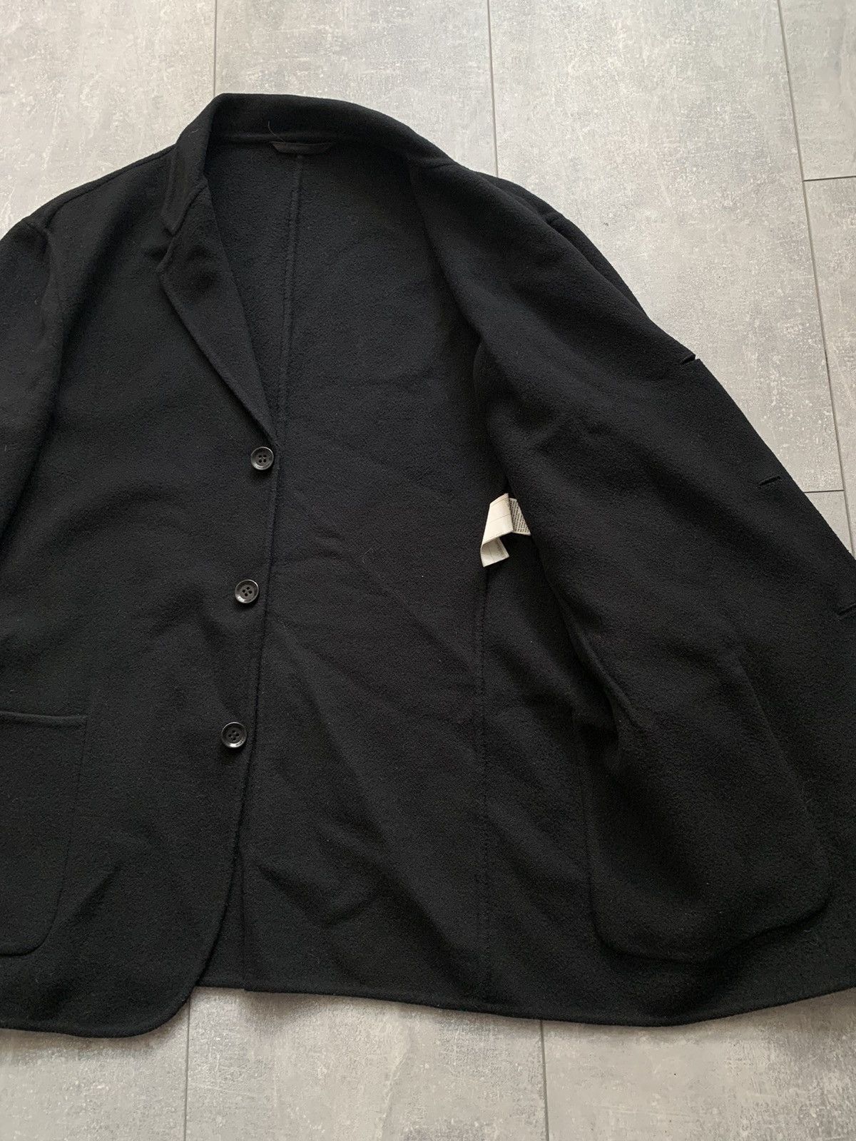 Armani Armani collezioni wool coat blazer 44R black Size 54R - 7 Thumbnail