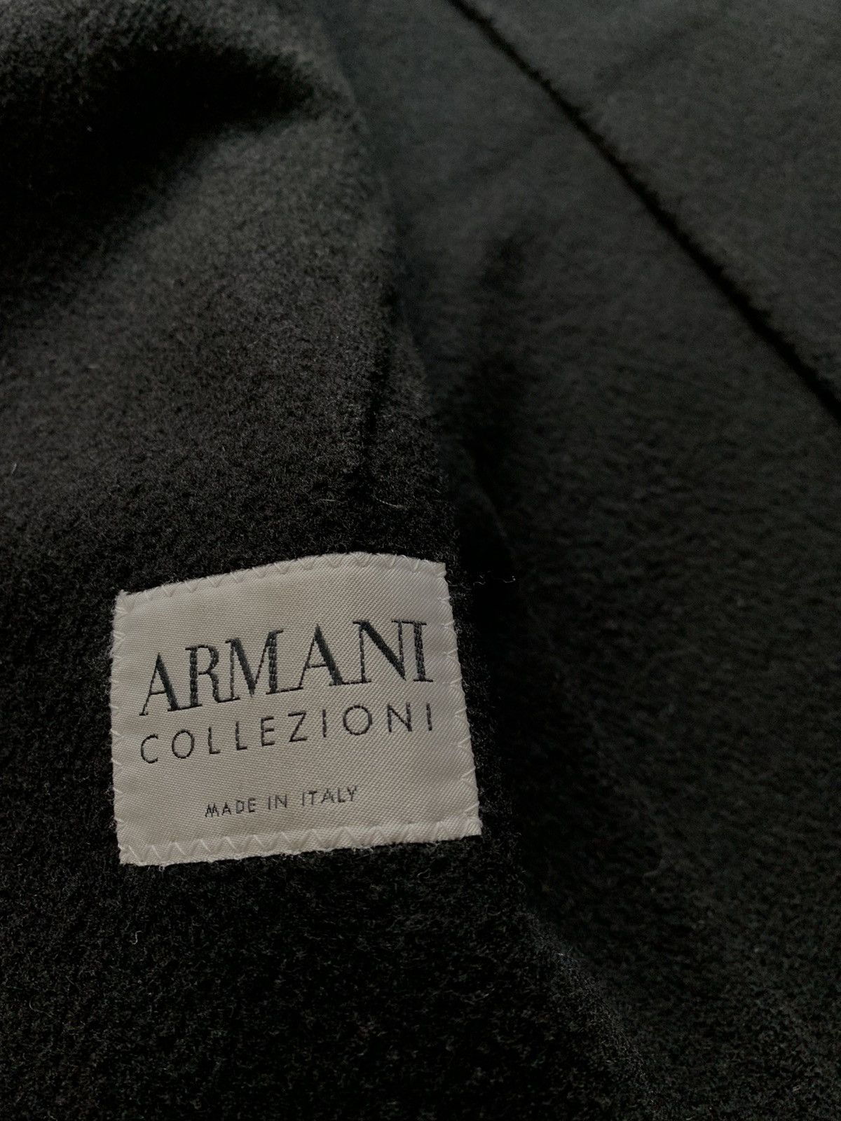 Armani Armani collezioni wool coat blazer 44R black Size 54R - 9 Thumbnail