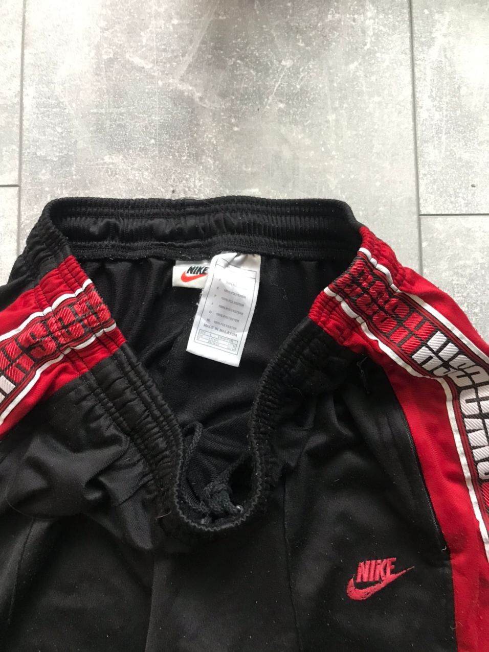 Nike Nike Vintage drill track pants swoosh stripes rare Size US 33 - 8 Thumbnail