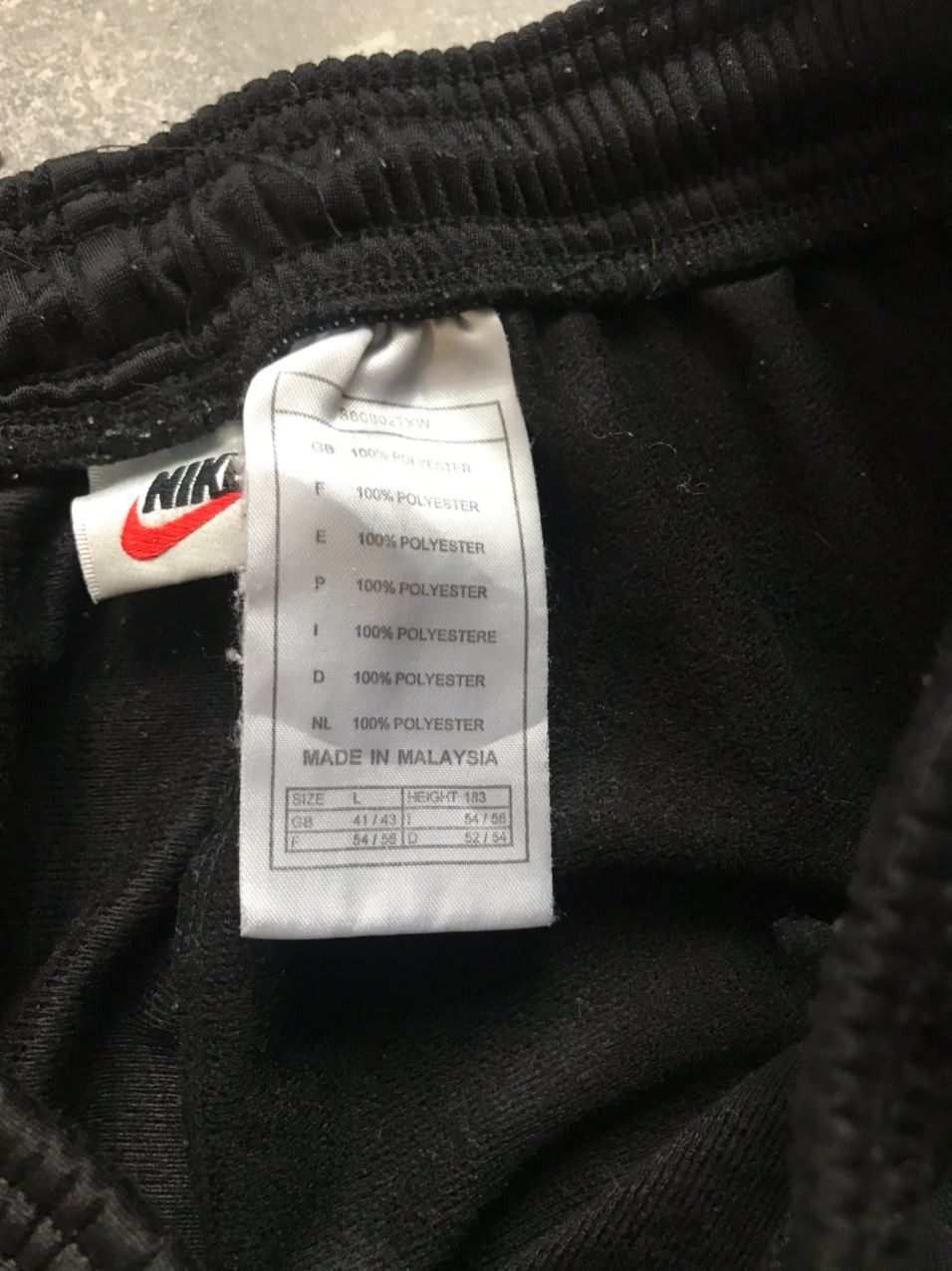 Nike Nike Vintage drill track pants swoosh stripes rare Size US 33 - 9 Thumbnail