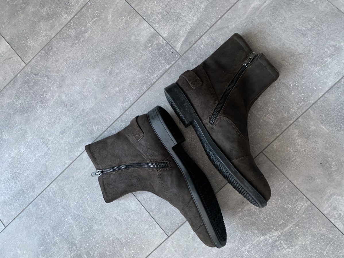 Hogan Hogan leather suede biker ankle zip boots Size US 10.5 / EU 43-44 - 10 Thumbnail
