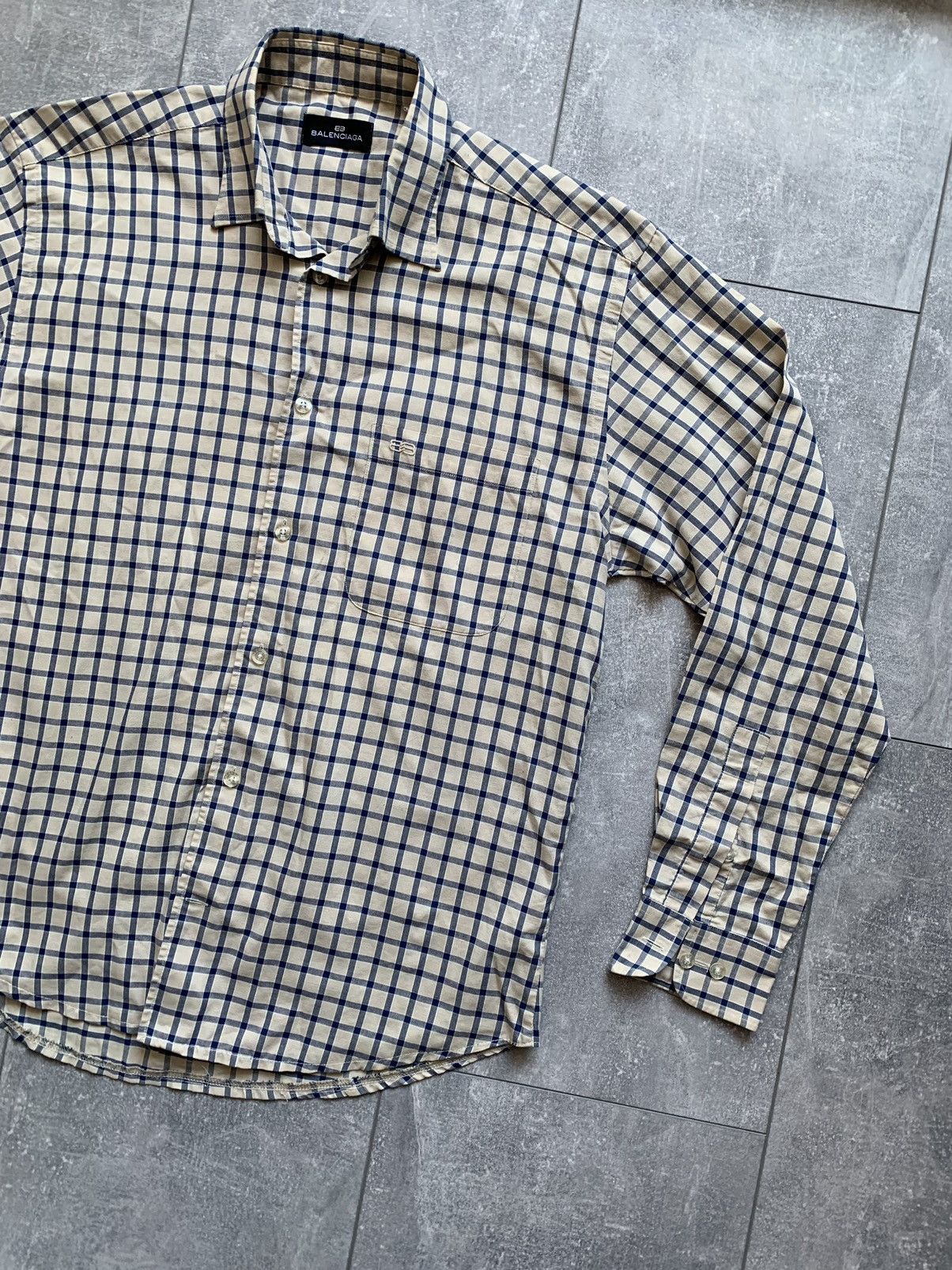 Balenciaga × Vintage Balenciaga vintage luxury shirt Size US L / EU 52-54 / 3 - 3 Thumbnail