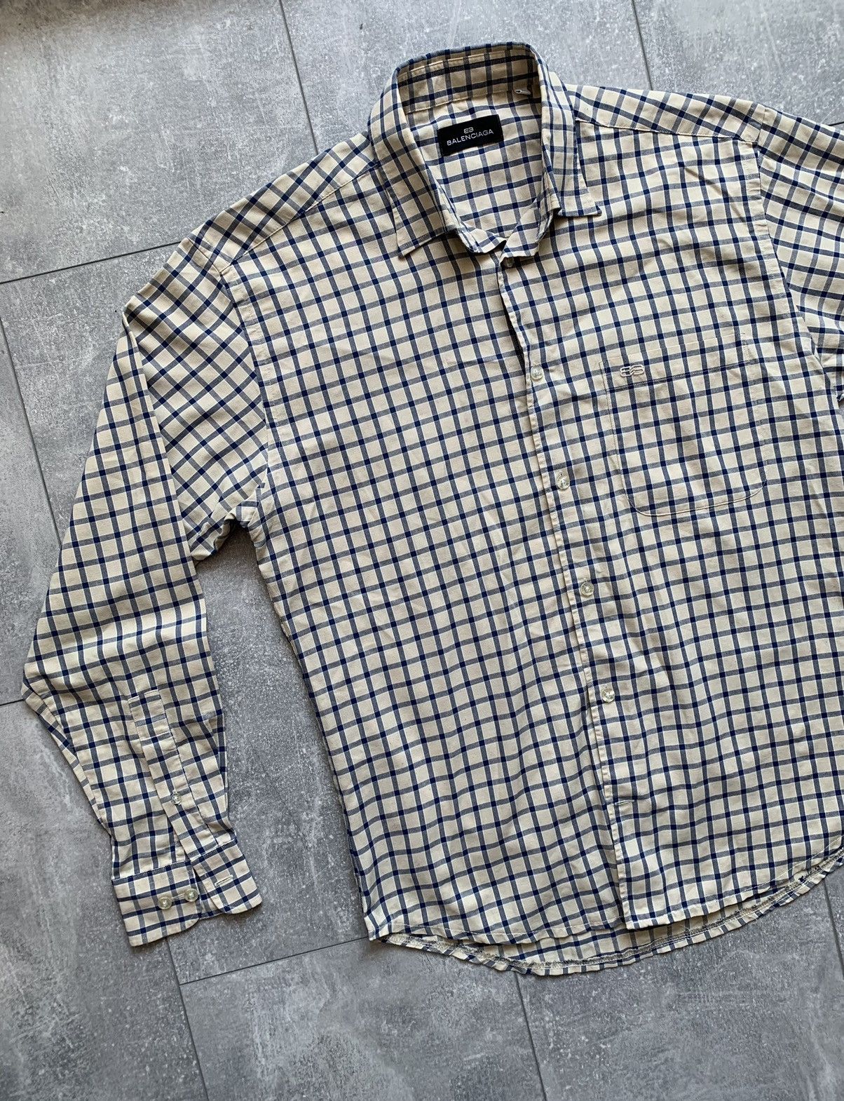 Balenciaga × Vintage Balenciaga vintage luxury shirt Size US L / EU 52-54 / 3 - 2 Thumbnail