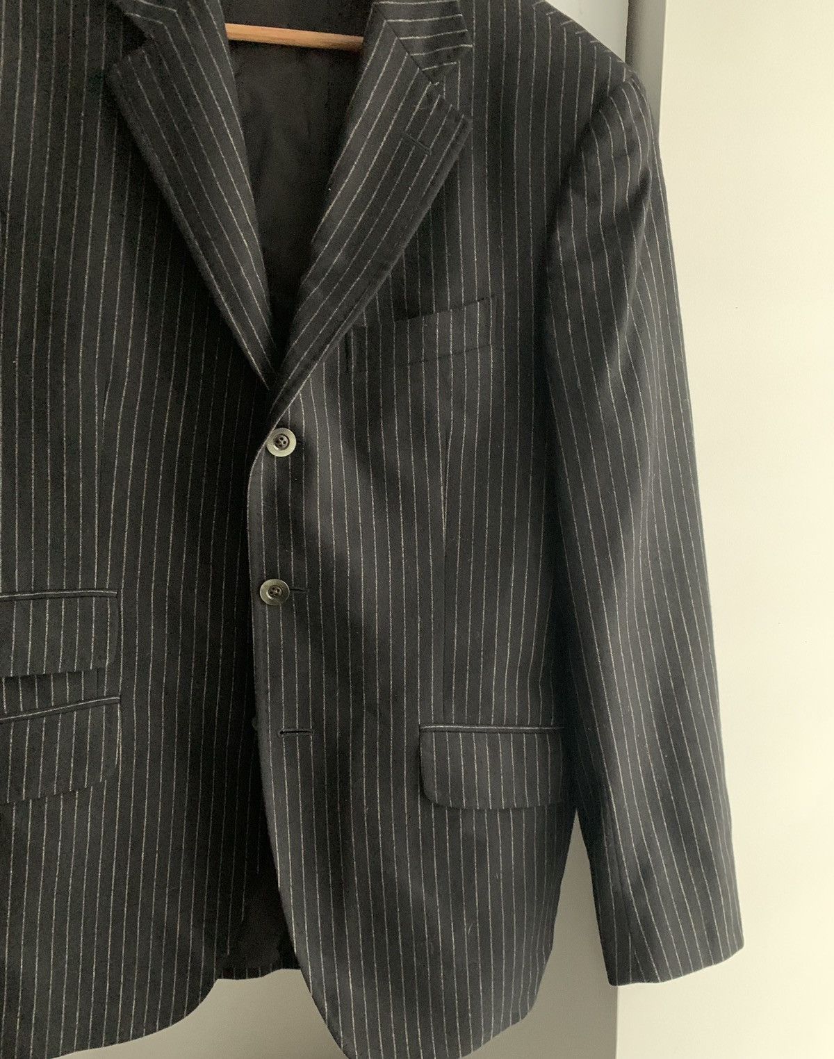 Boglioli Boglioli lana wool luxury striped suit Size 50R - 3 Thumbnail