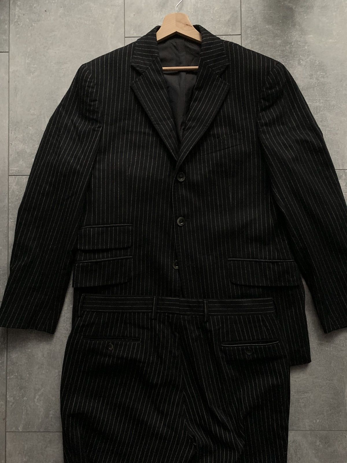 Boglioli Boglioli lana wool luxury striped suit Size 50R - 10 Thumbnail