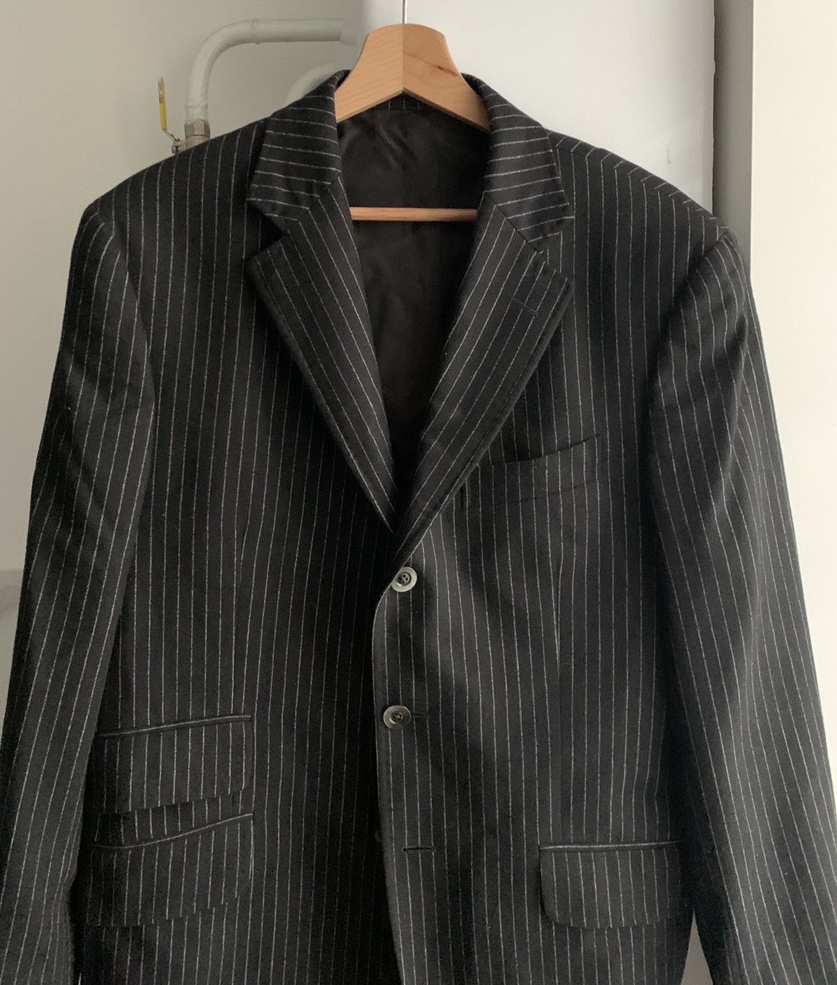Boglioli Boglioli lana wool luxury striped suit Size 50R - 4 Thumbnail