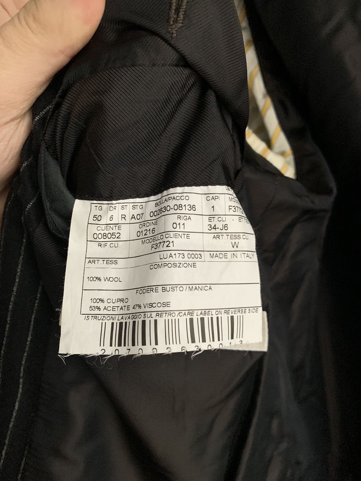Boglioli Boglioli lana wool luxury striped suit Size 50R - 6 Thumbnail