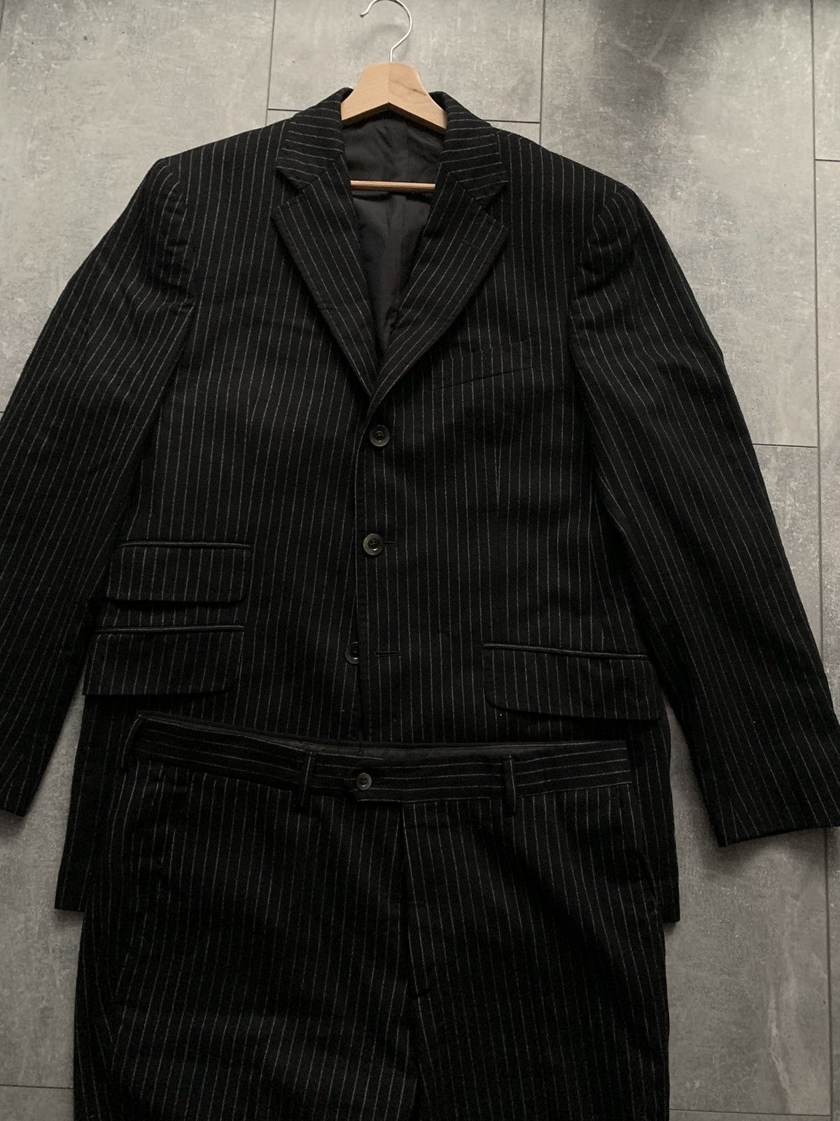 Boglioli Boglioli lana wool luxury striped suit Size 50R - 12 Thumbnail