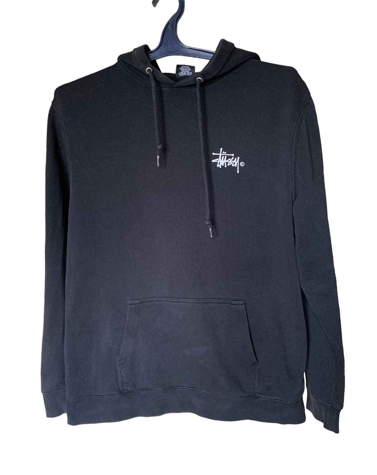 Other 90’s Stussy Vintage hoodie logo black made in usa Size US XL / EU 56 / 4 - 6 Thumbnail