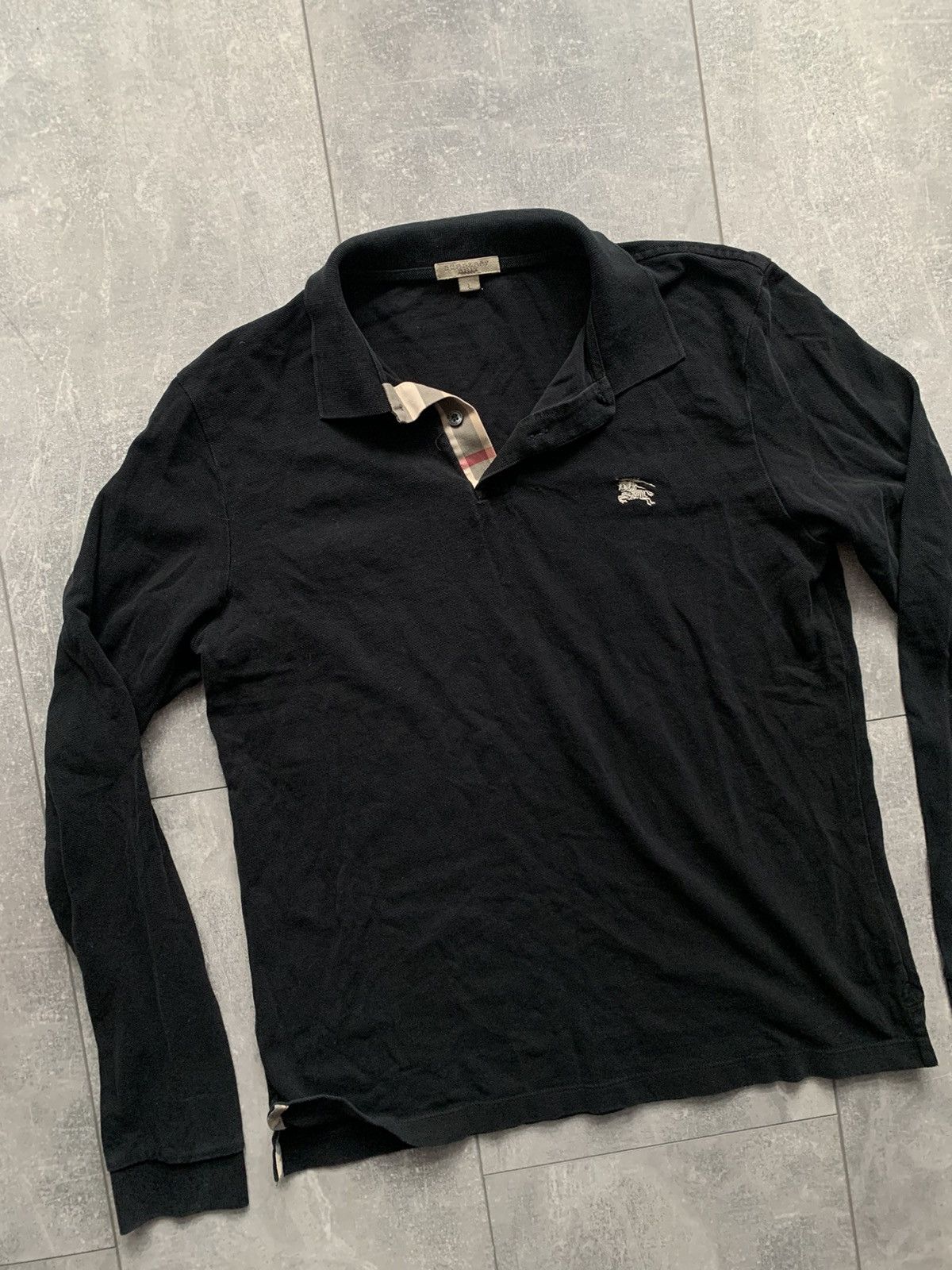 Burberry × Burberry Prorsum Burberry brit black longsleeve Size US L / EU 52-54 / 3 - 2 Thumbnail