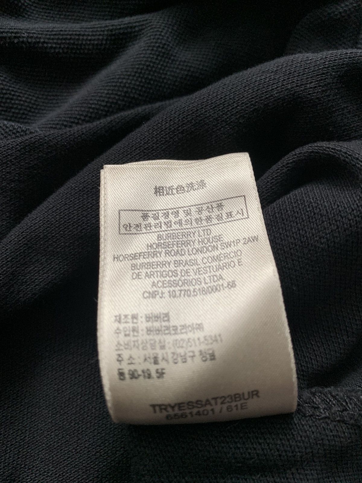 Burberry × Burberry Prorsum Burberry brit black longsleeve Size US L / EU 52-54 / 3 - 8 Thumbnail