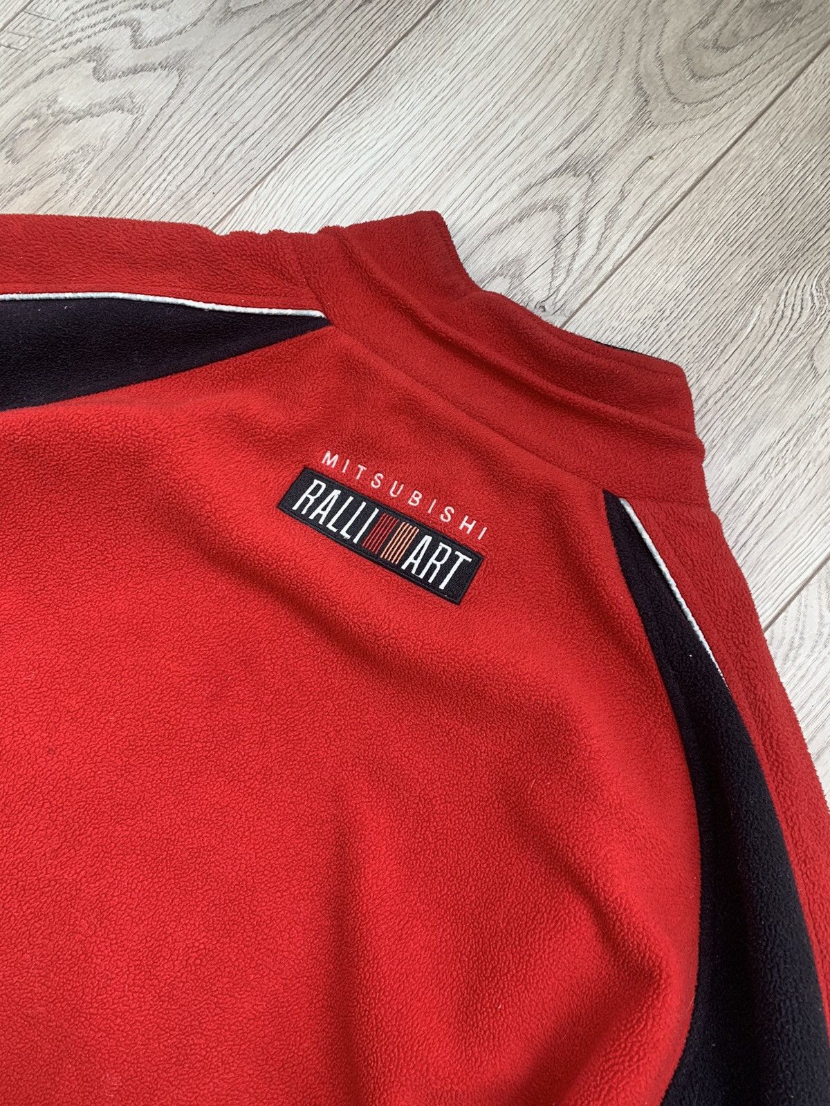Japanese Brand Ralliart Mitsubishi windstopper red big logo racing jacket Size US XXL / EU 58 / 5 - 10 Thumbnail