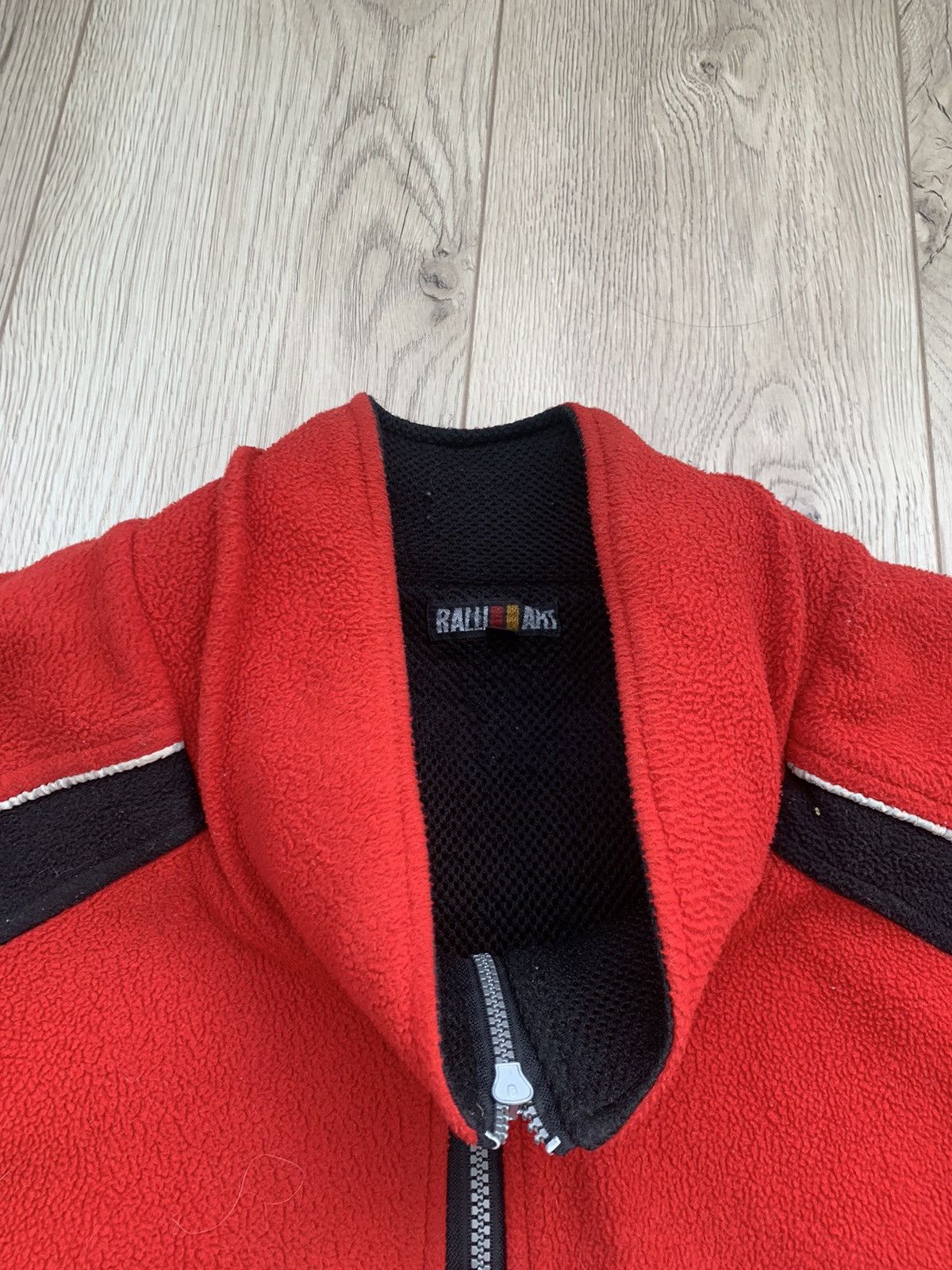 Japanese Brand Ralliart Mitsubishi windstopper red big logo racing jacket Size US XXL / EU 58 / 5 - 7 Thumbnail