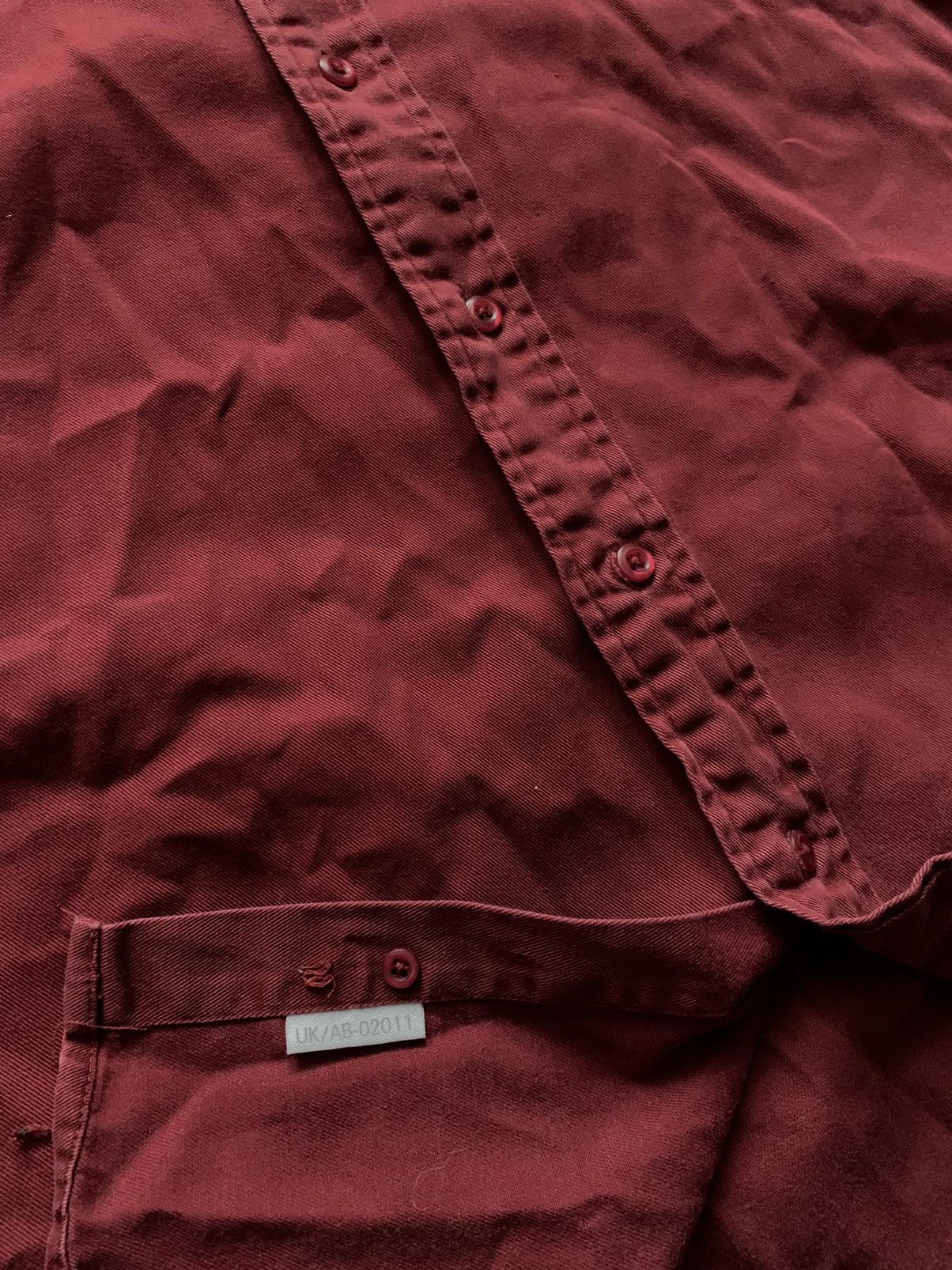 Yves Saint Laurent Yves Saint Laurent red cotton logo shirt Size US M / EU 48-50 / 2 - 9 Thumbnail