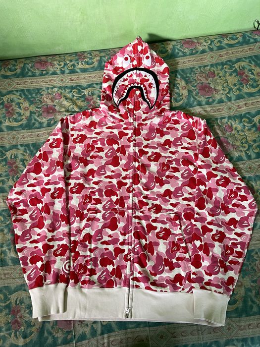 Bape best sale shark pink