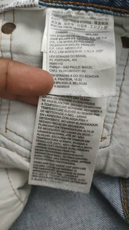 Levi's Levi's 501 36/30 Denim Pant Size US 34 / EU 50 - 6 Thumbnail