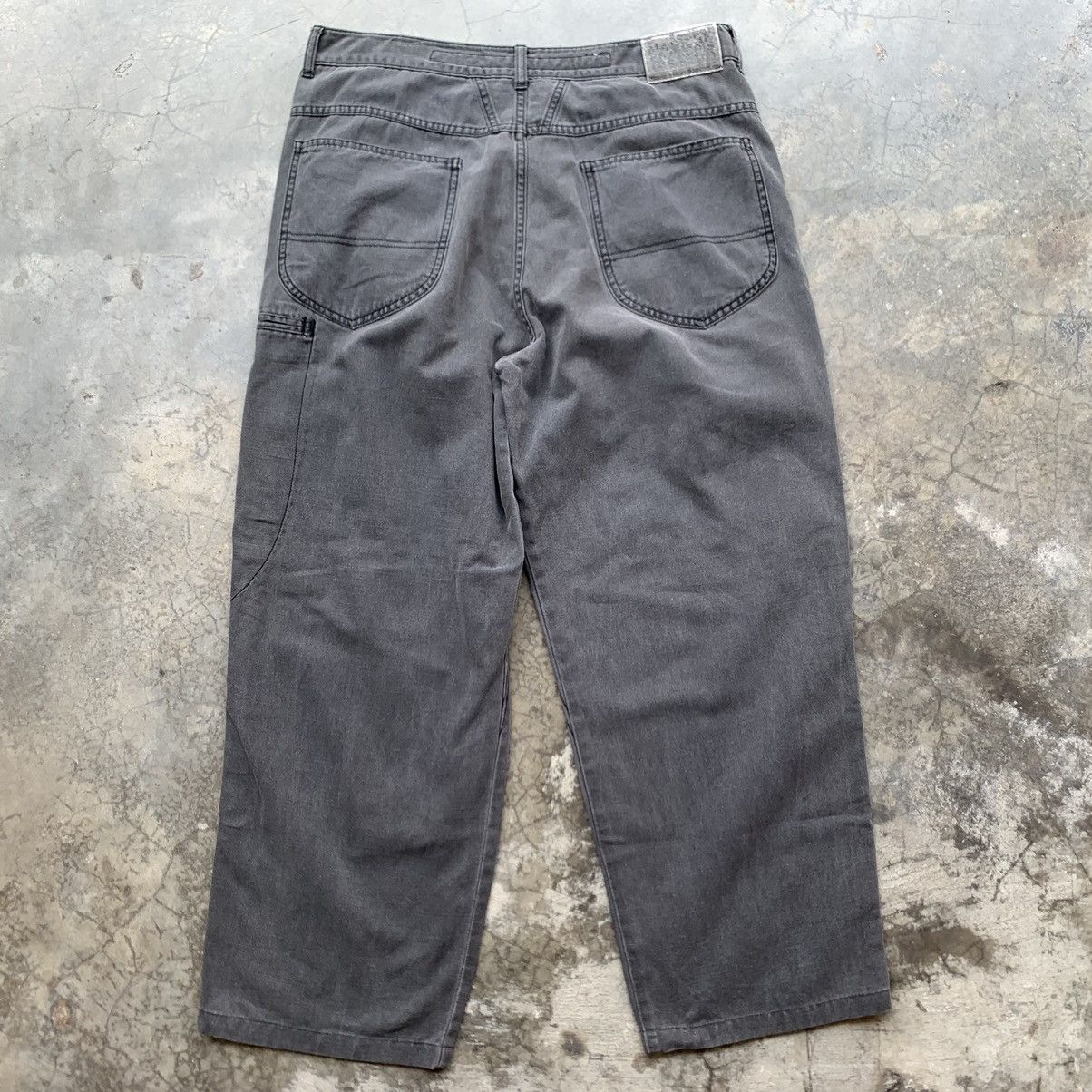 Marithe + Francois Girbaud Marithe Francois Girbaud Baggy Pants Wide Jeans Size W34x26 Size US 34 / EU 50 - 2 Thumbnail