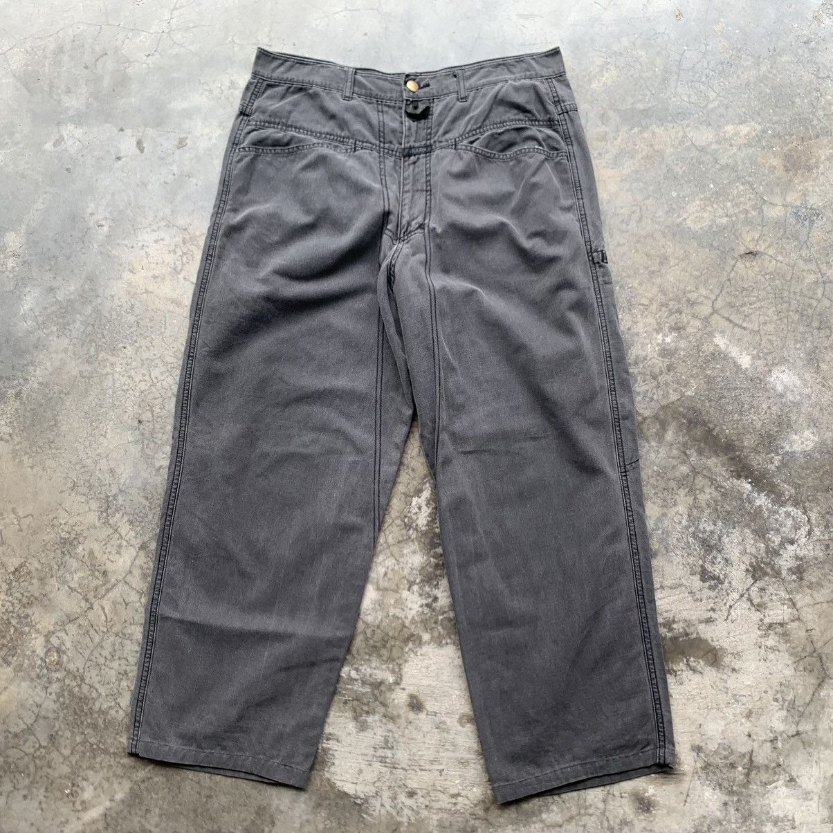 Marithe + Francois Girbaud Marithe Francois Girbaud Baggy Pants Wide Jeans Size W34x26 Size US 34 / EU 50 - 1 Thumbnail