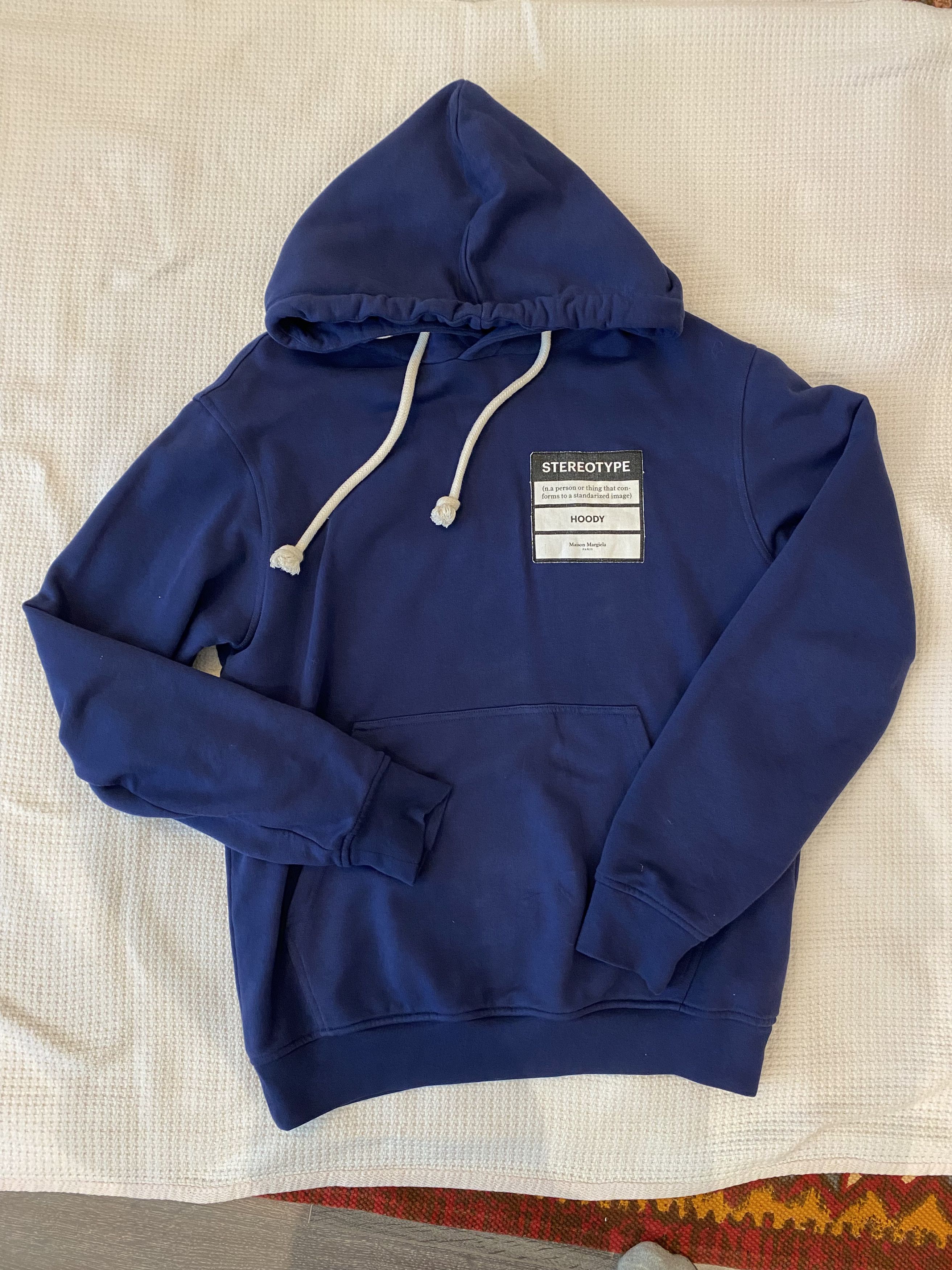 Maison Margiela Classic Stereotype Hoodie Blue Size US L / EU 52-54 / 3 - 1 Preview