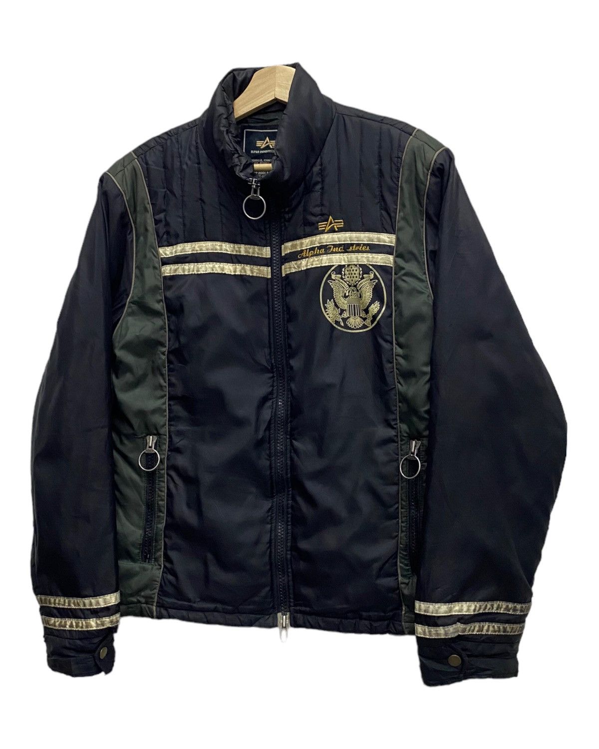 Alpha Industries × Harley Davidson × Vintage 🔥VINTAGE ALPHA INDUSTRIES CAFE RACER JACKET NYLON Size US S / EU 44-46 / 1 - 6 Thumbnail