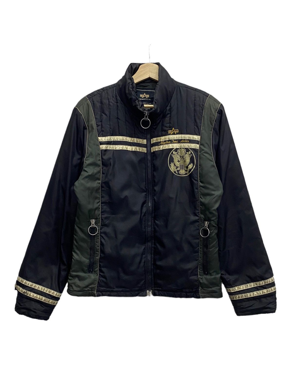 Alpha Industries × Harley Davidson × Vintage 🔥VINTAGE ALPHA INDUSTRIES CAFE RACER JACKET NYLON Size US S / EU 44-46 / 1 - 2 Thumbnail