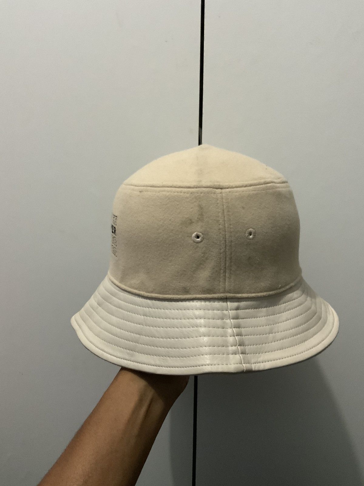 If Six Was Nine Ajidou Recover Leather Wool Bucket Hat Size ONE SIZE - 2 Thumbnail