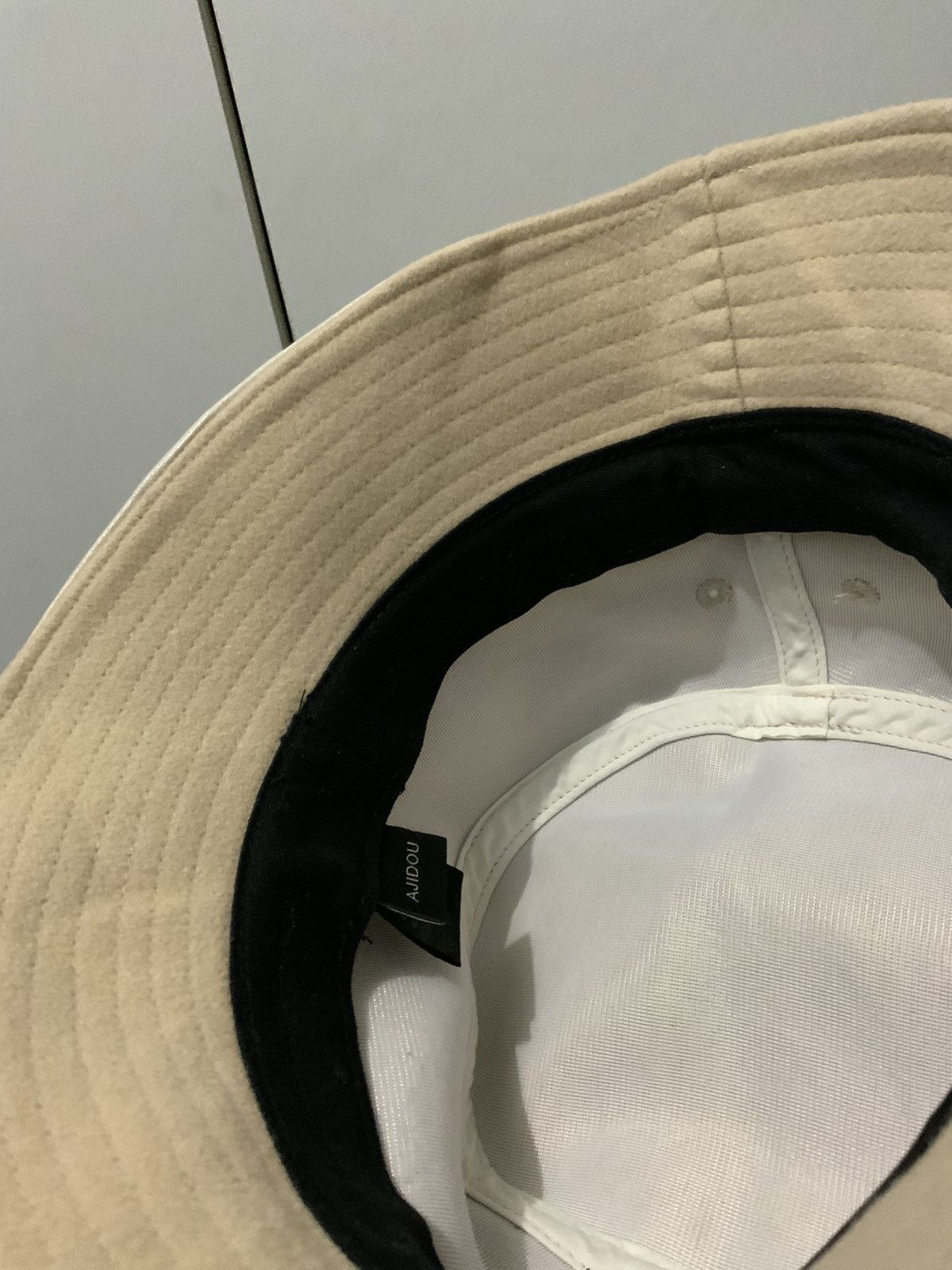 If Six Was Nine Ajidou Recover Leather Wool Bucket Hat Size ONE SIZE - 9 Thumbnail