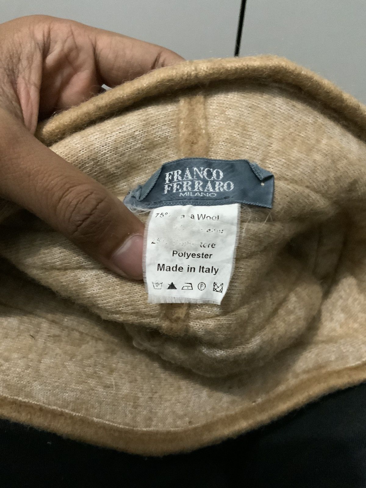 Vintage Franco Ferraro Milano Wool Made in Italy Bucket Hat Size ONE SIZE - 12 Thumbnail