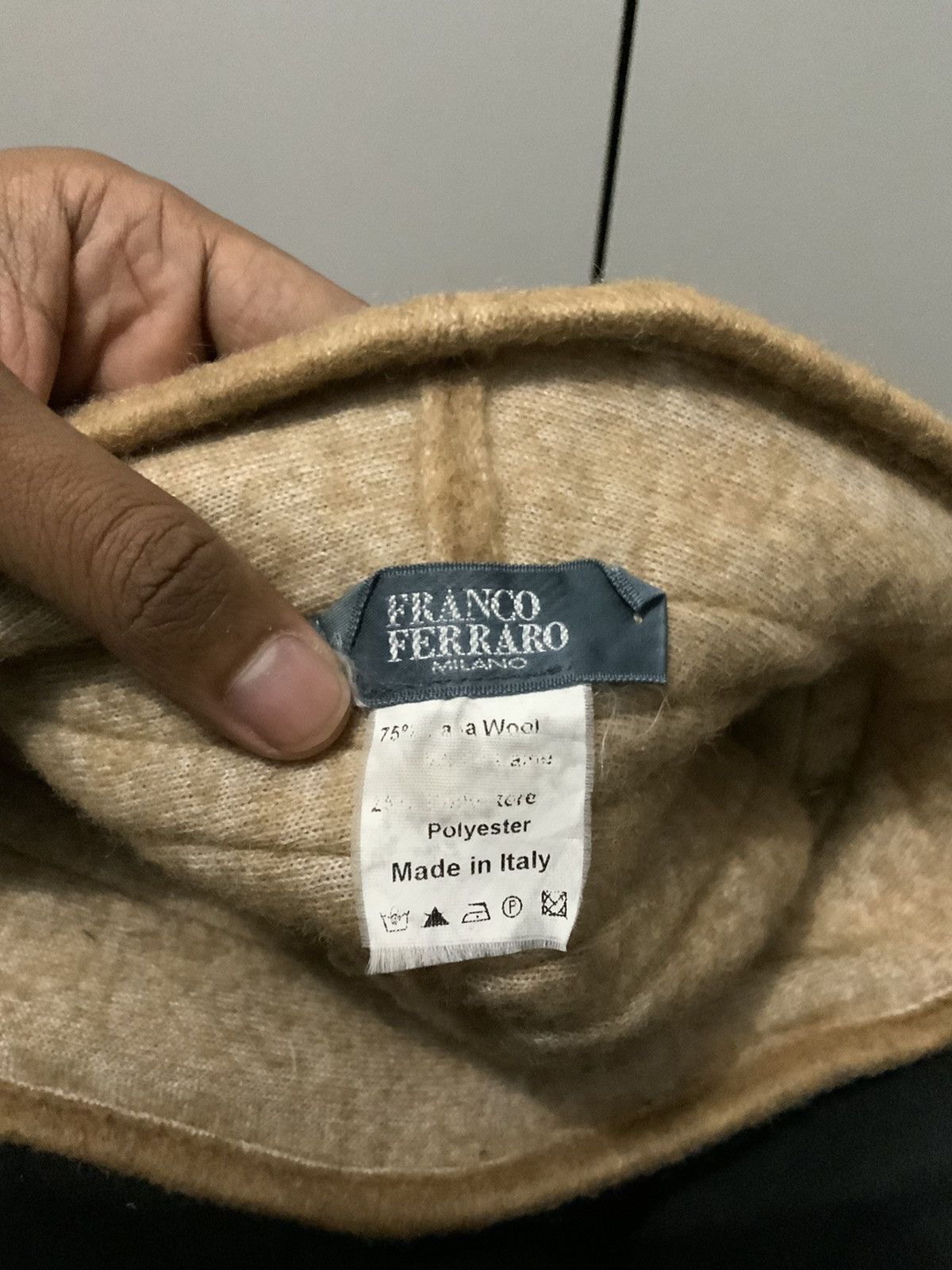 Vintage Franco Ferraro Milano Wool Made in Italy Bucket Hat Size ONE SIZE - 11 Thumbnail