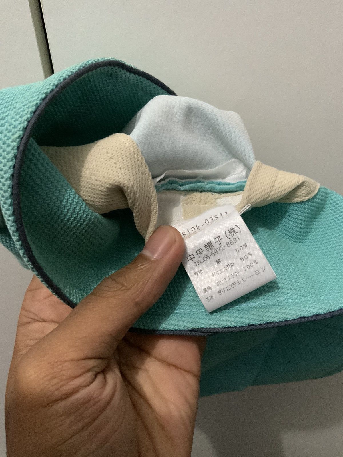 Japanese Brand Vintage Lacoste Japan Turqoise Bucket Hat Size ONE SIZE - 12 Thumbnail