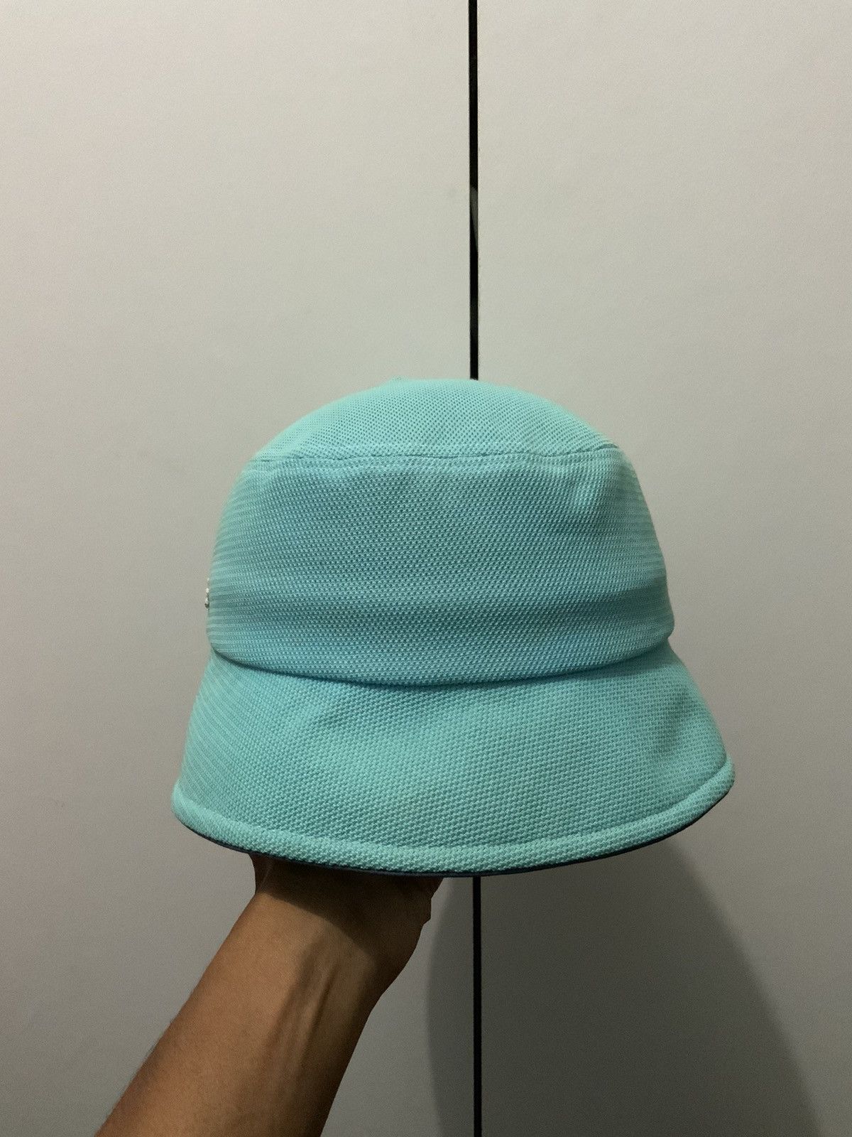 Japanese Brand Vintage Lacoste Japan Turqoise Bucket Hat Size ONE SIZE - 4 Thumbnail