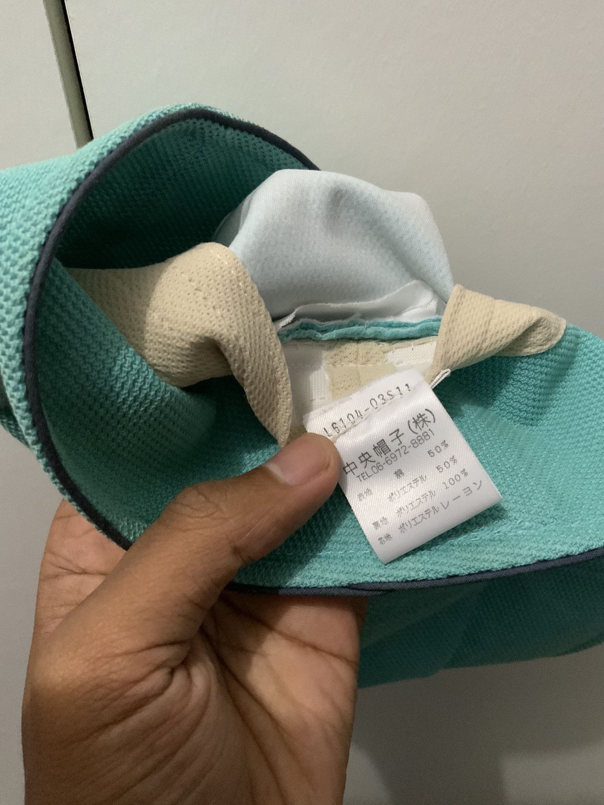 Japanese Brand Vintage Lacoste Japan Turqoise Bucket Hat Size ONE SIZE - 13 Thumbnail