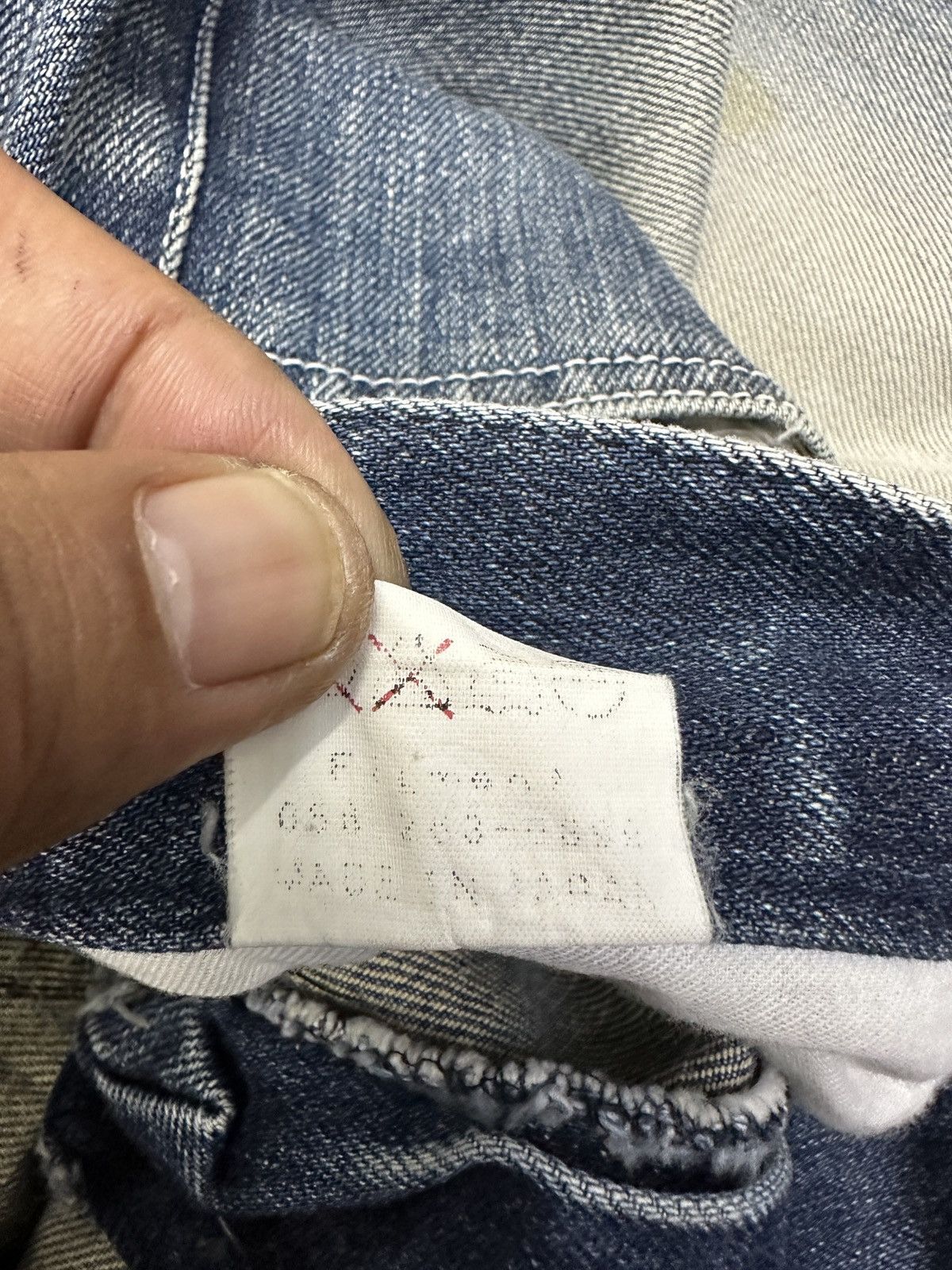 Beauty Beast × Japanese Brand × Vintage Figmentnia No Wear No Music Japan Denim J749 Size US 33 - 11 Thumbnail